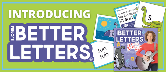 Introducing Bjorem Better Letters™ with the Laurie Berkner Band!