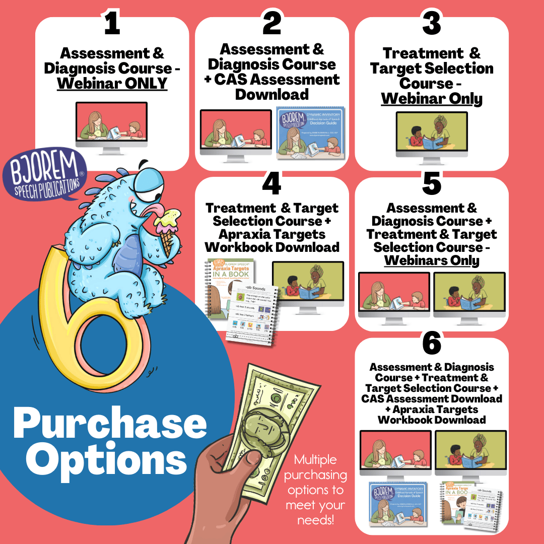 Purchase options for speech therapy courses