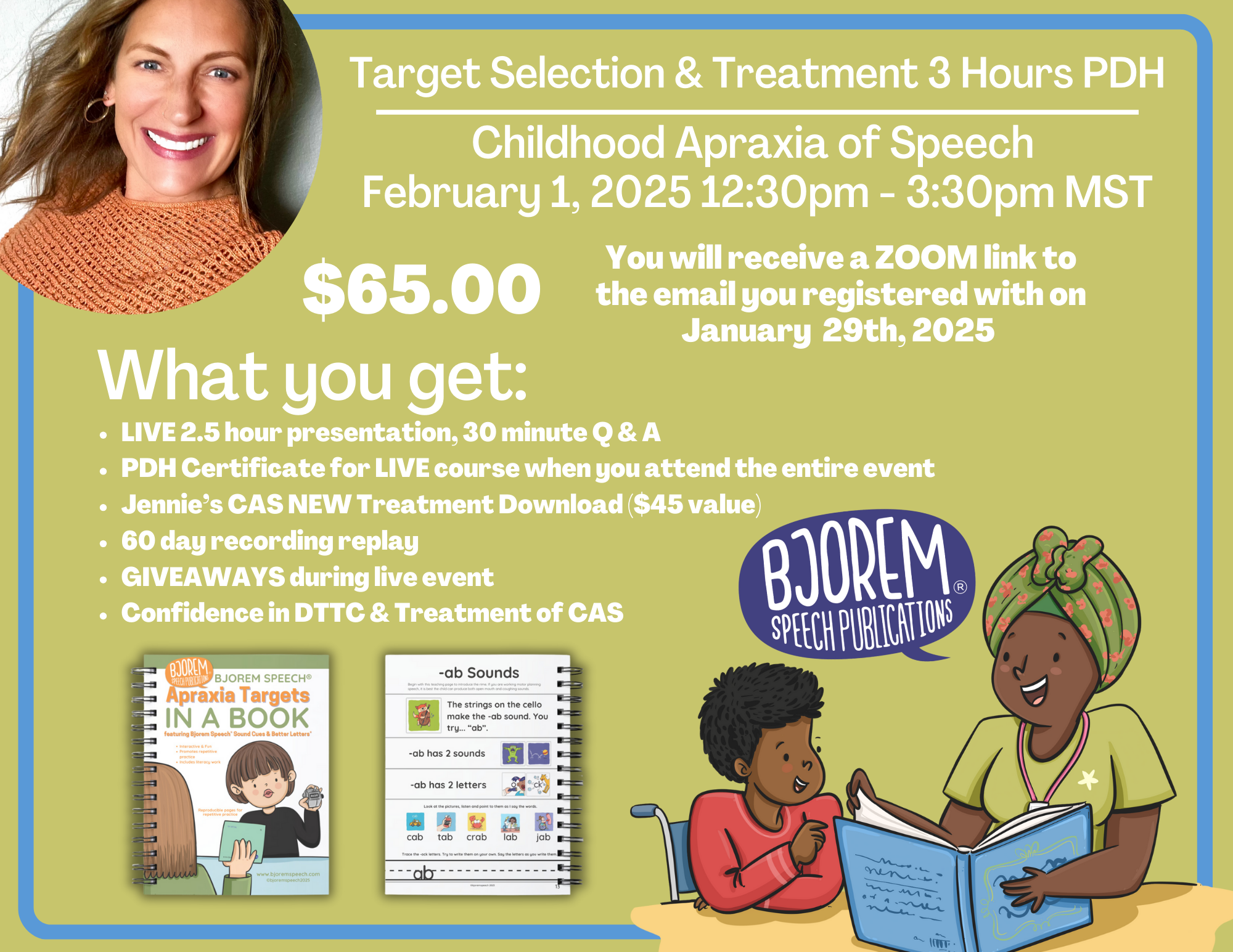 LIVE Childhood Apraxia of Speech Webinars - February 1, 2025