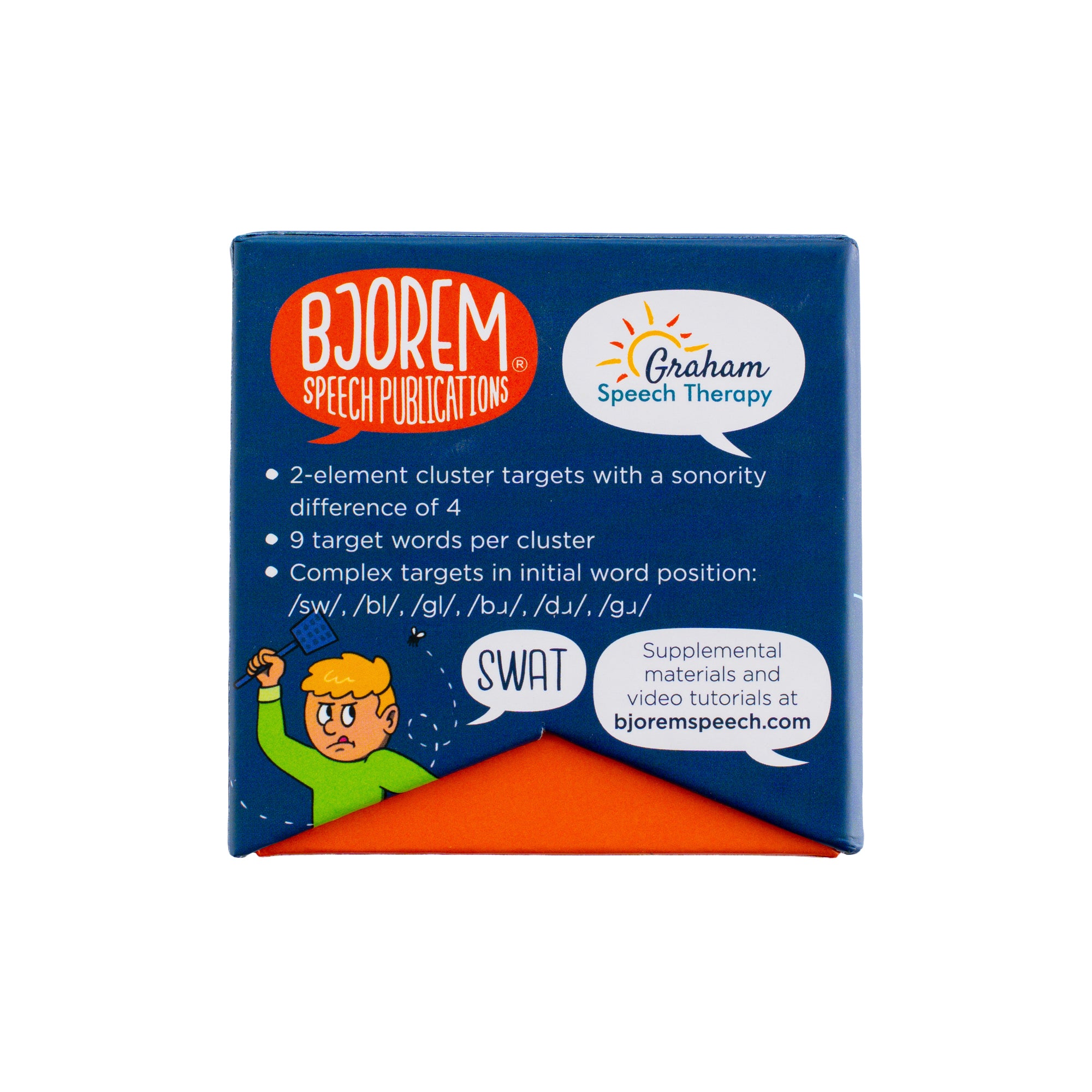 Bjorem Speech Publications card - cluster targets & speech therapy session 043