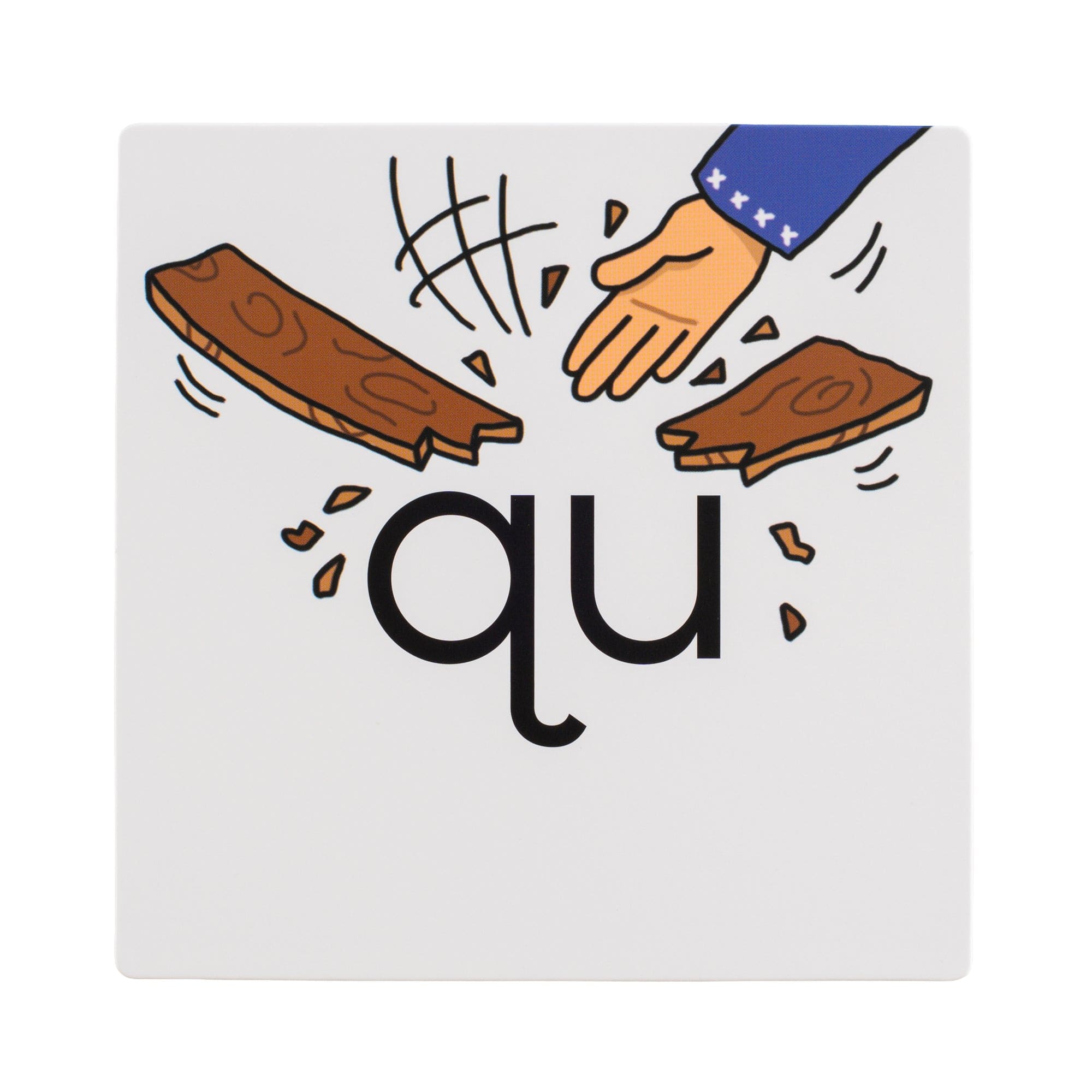 qu word with breaking board