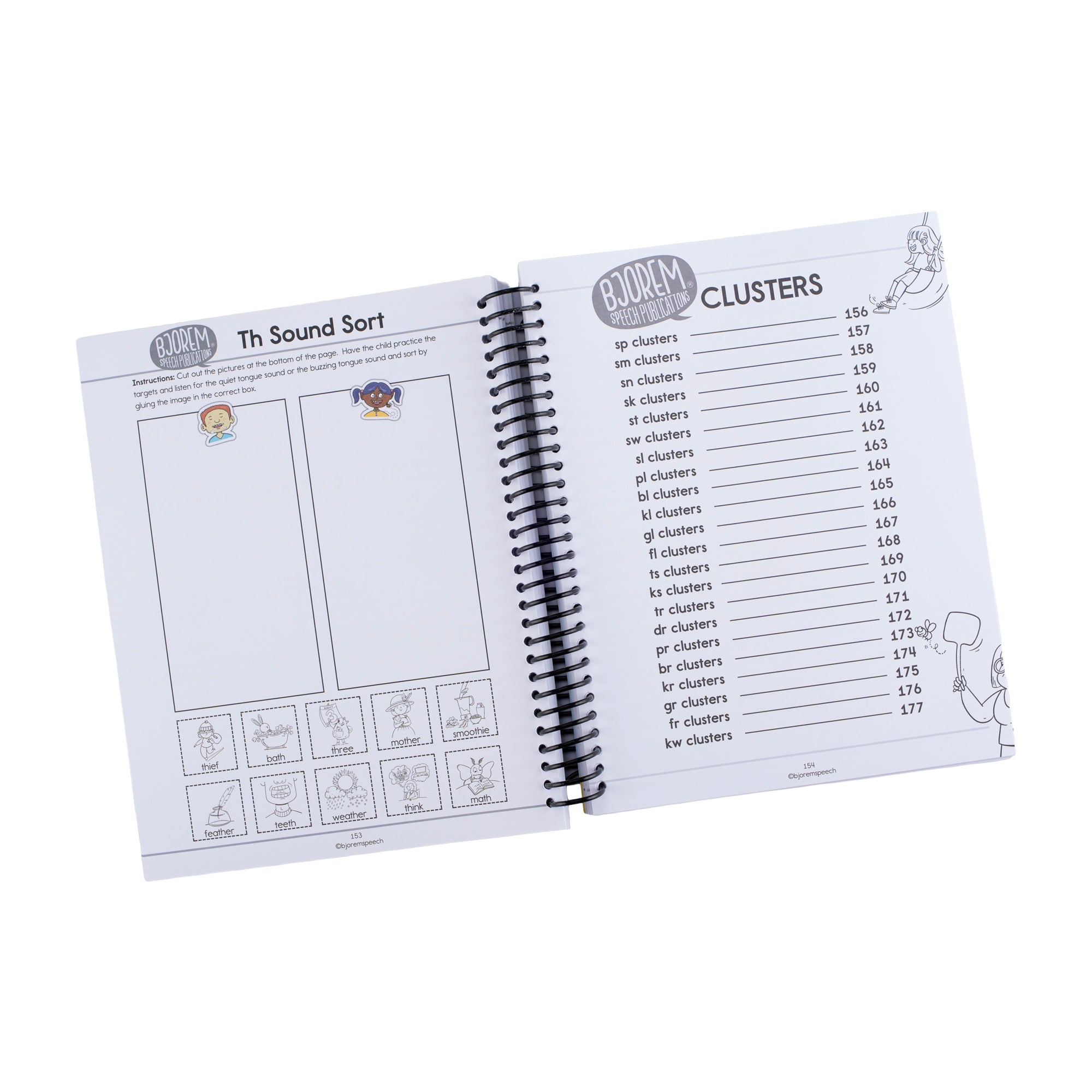 Bjorem Speech® Box of Sounds in a Book – Reproducible Speech Therapy Workbook for CAS & Articulation