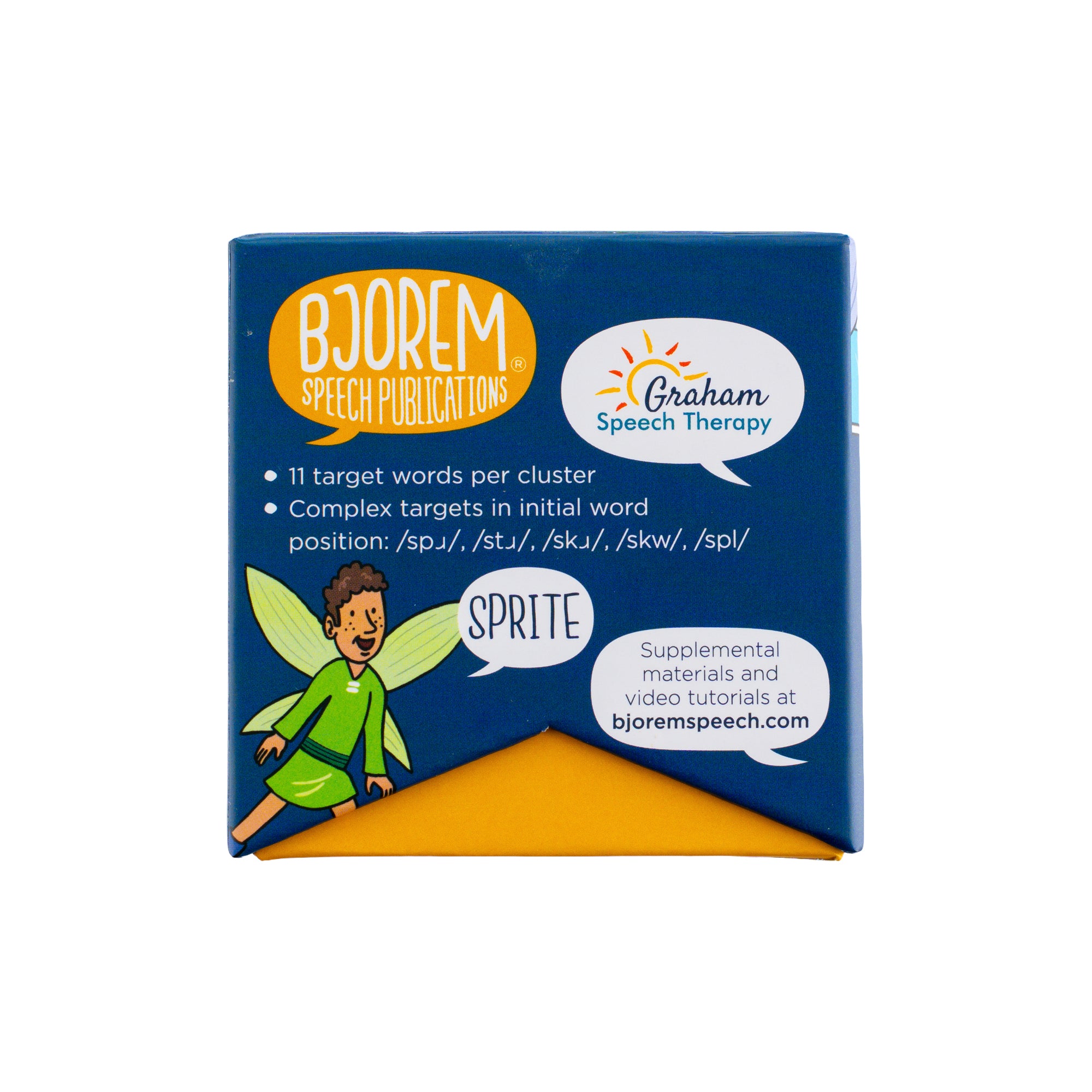 Bjorem Speech Publications Sprite card - speech therapy resources