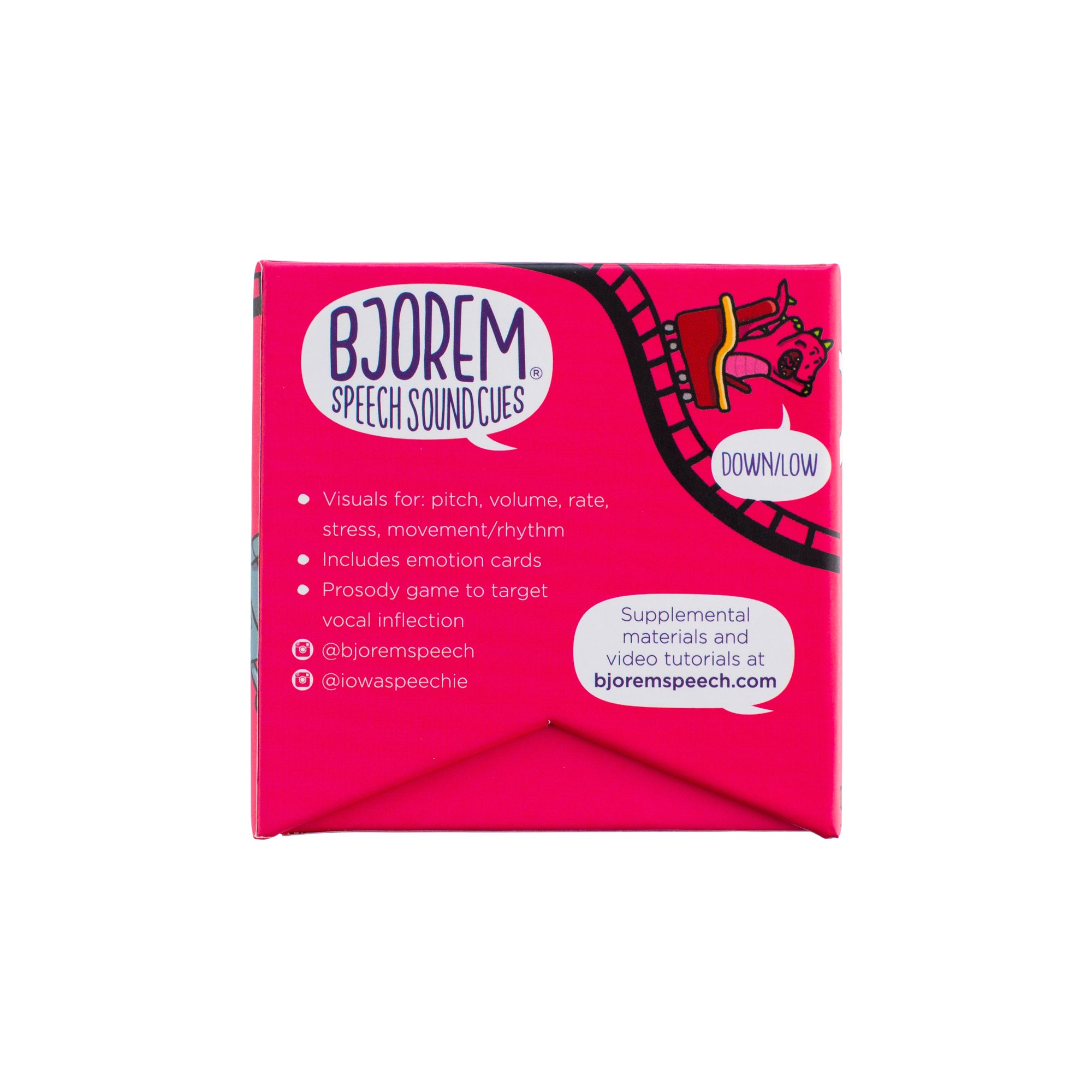 Bjorem Speech Sound Cues visual aid for pitch, volume, and prosody -...