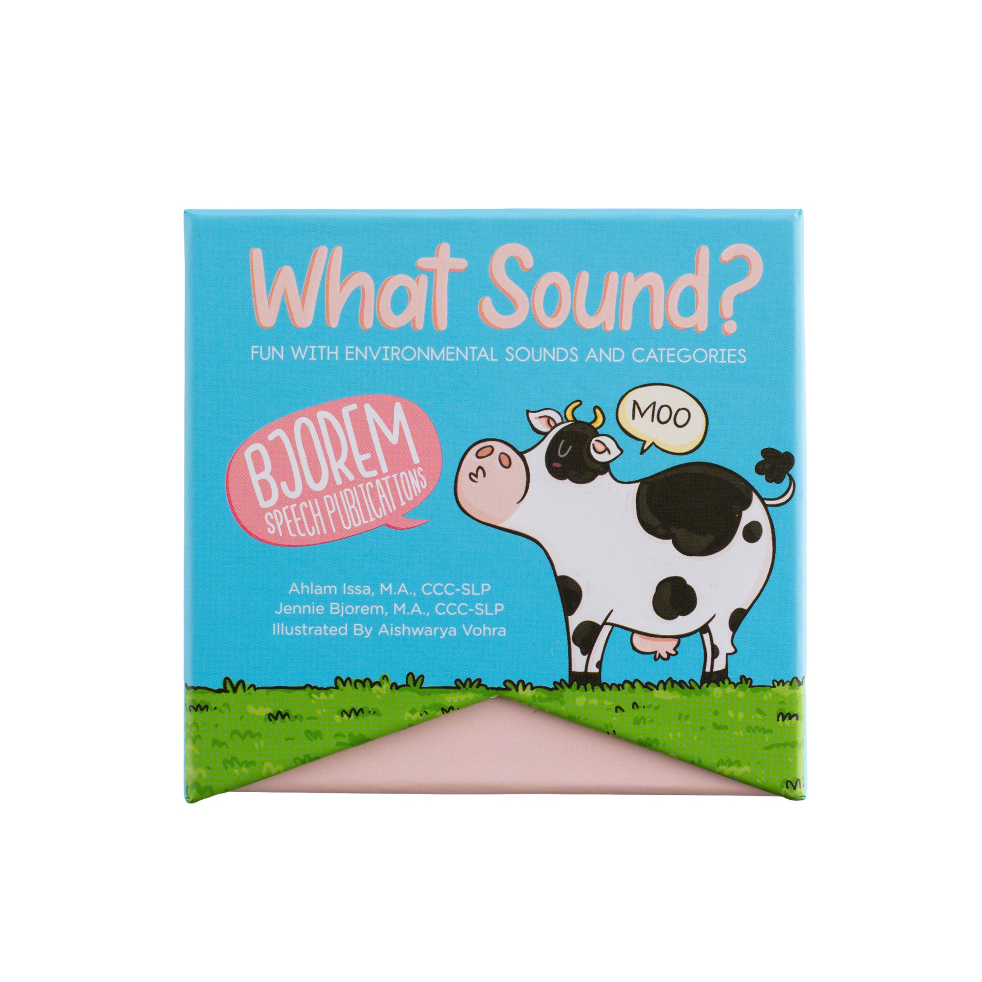 What Sound? book cover with cow