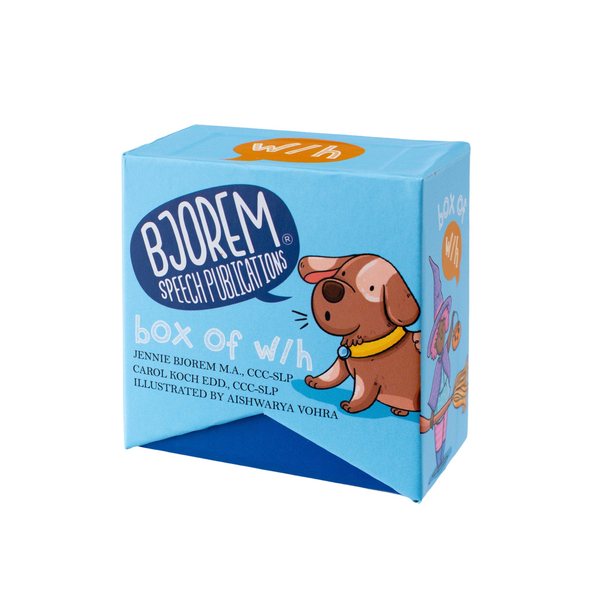 Bjorem Box of w/h Speech Publications with dog illustration