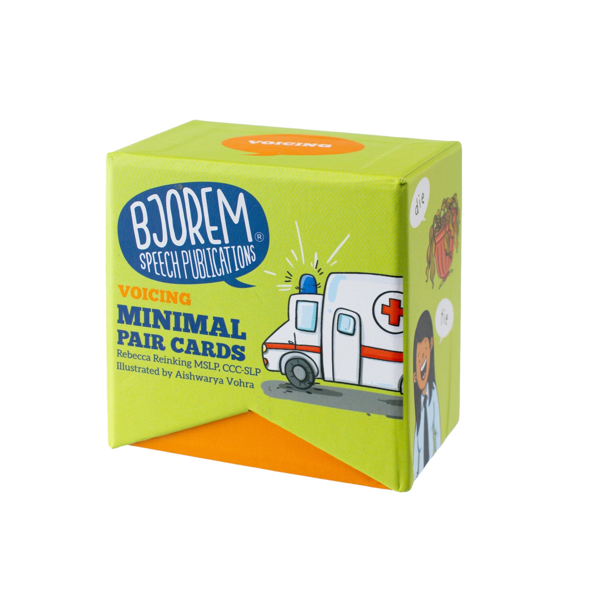Bjorem Minimal Pair Cards box with ambulance illustration.