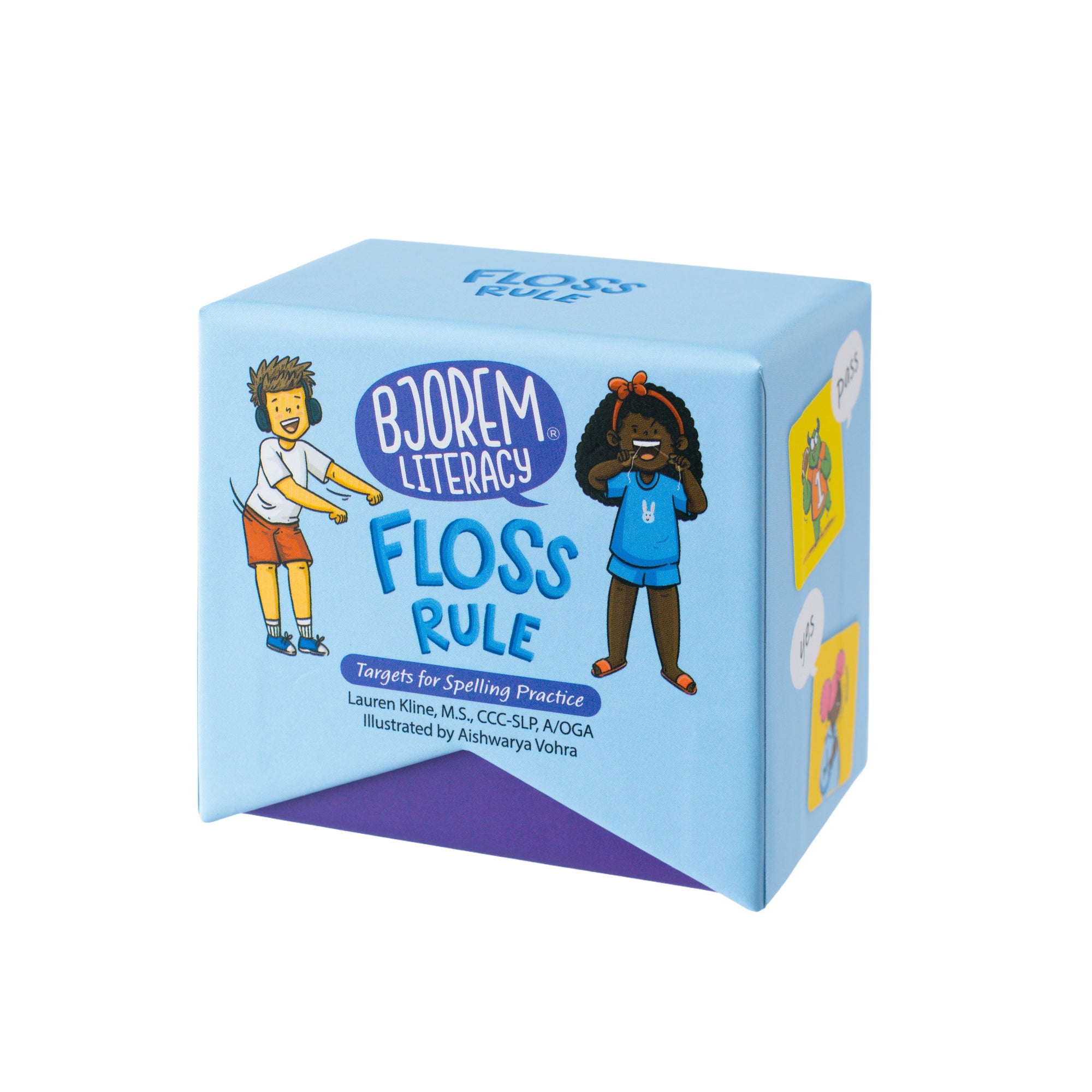 Bjorem Literacy Floss Rule spelling cube