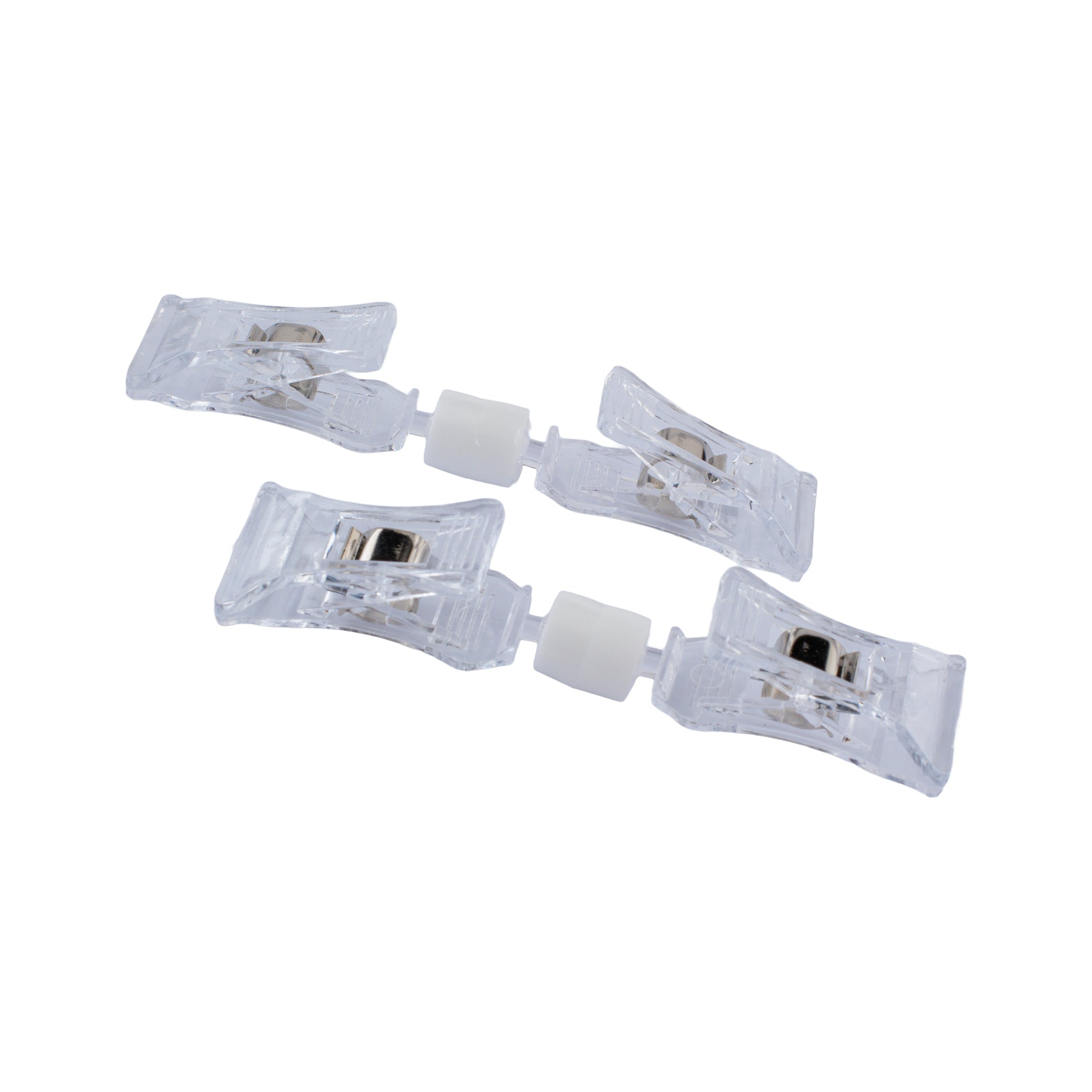 Clear plastic sewing clips