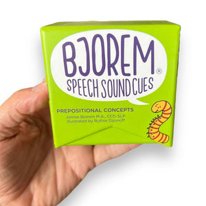 Bjorem Speech Sound Cues Box, Prepositional Concepts - August 6, 2024