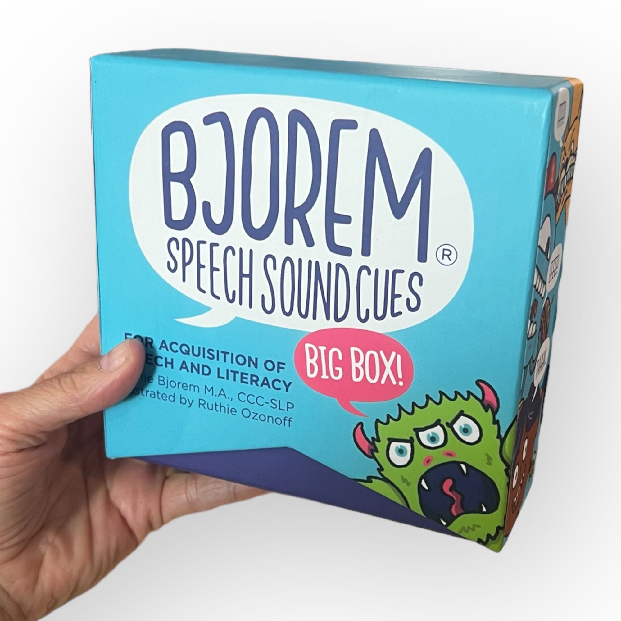 Bjorem Speech Sound Cues Big Box in hand, acquisition of speech & literacy