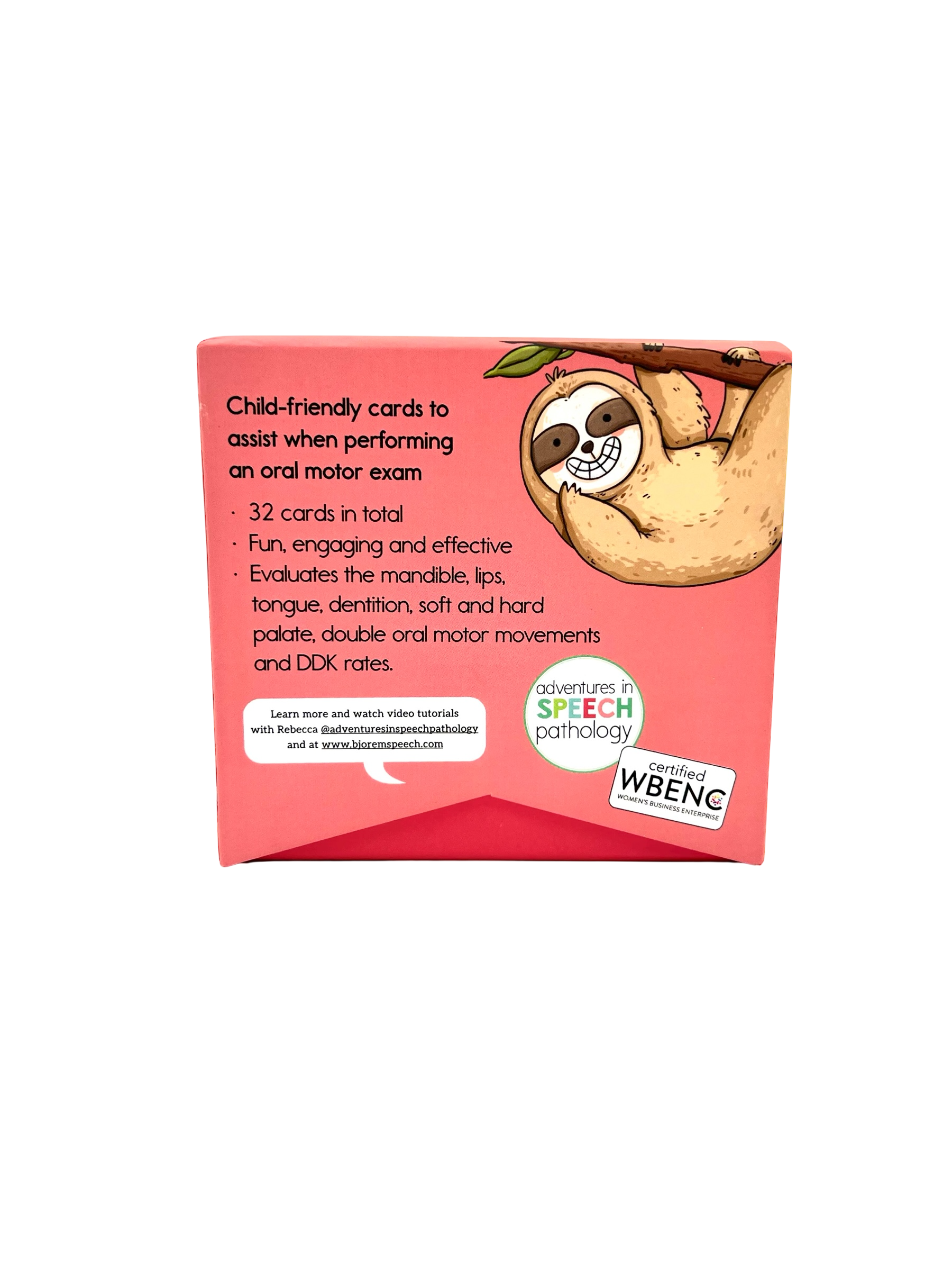 Oral motor exam cards - 20250722 - speech therapy