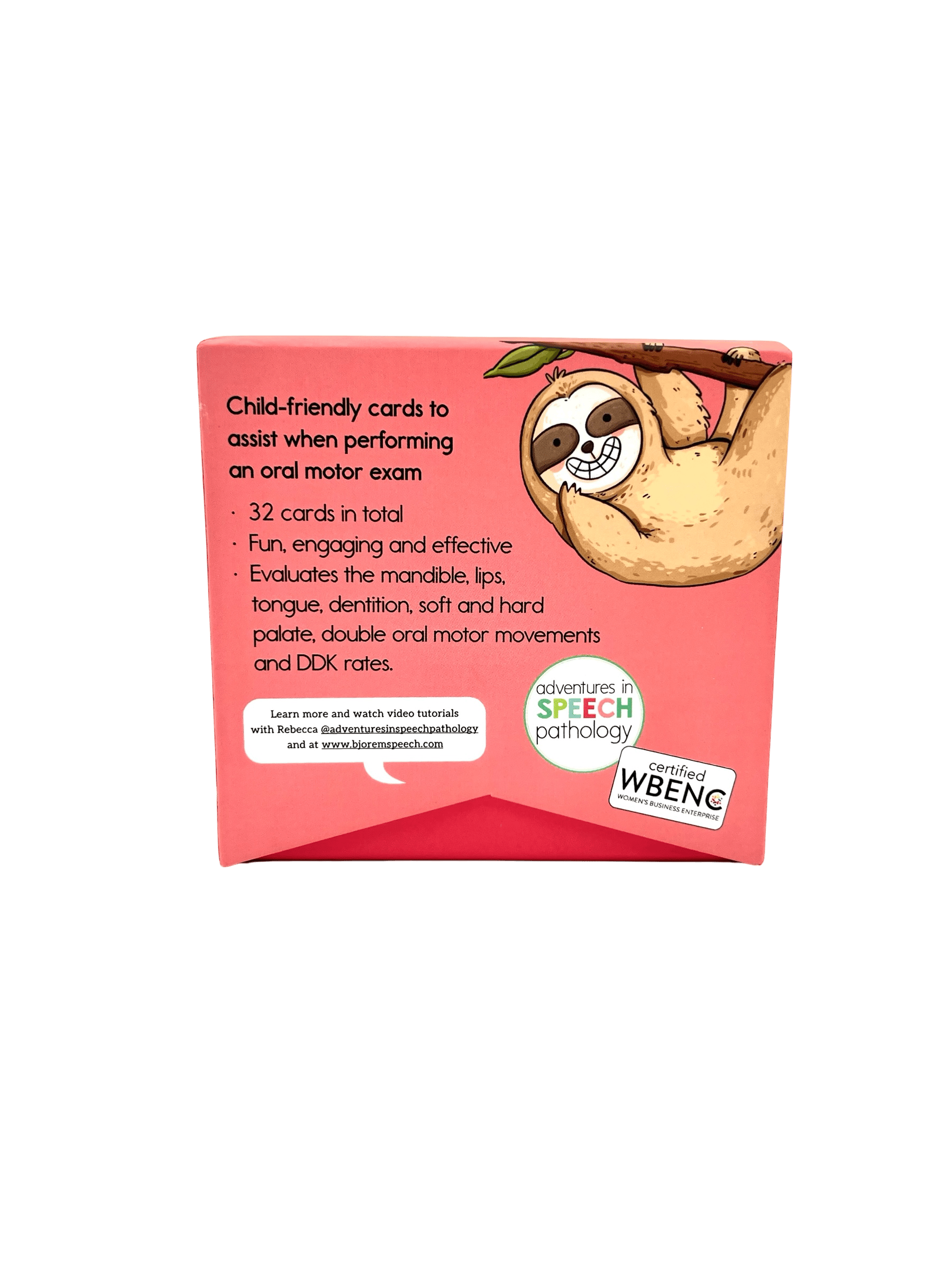 Oral motor exam cards - 20250722 - speech therapy