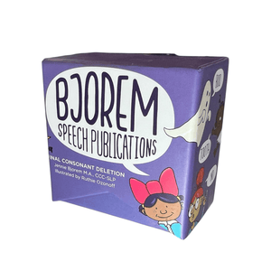 Bjorem Speech Publications consonant deletion box