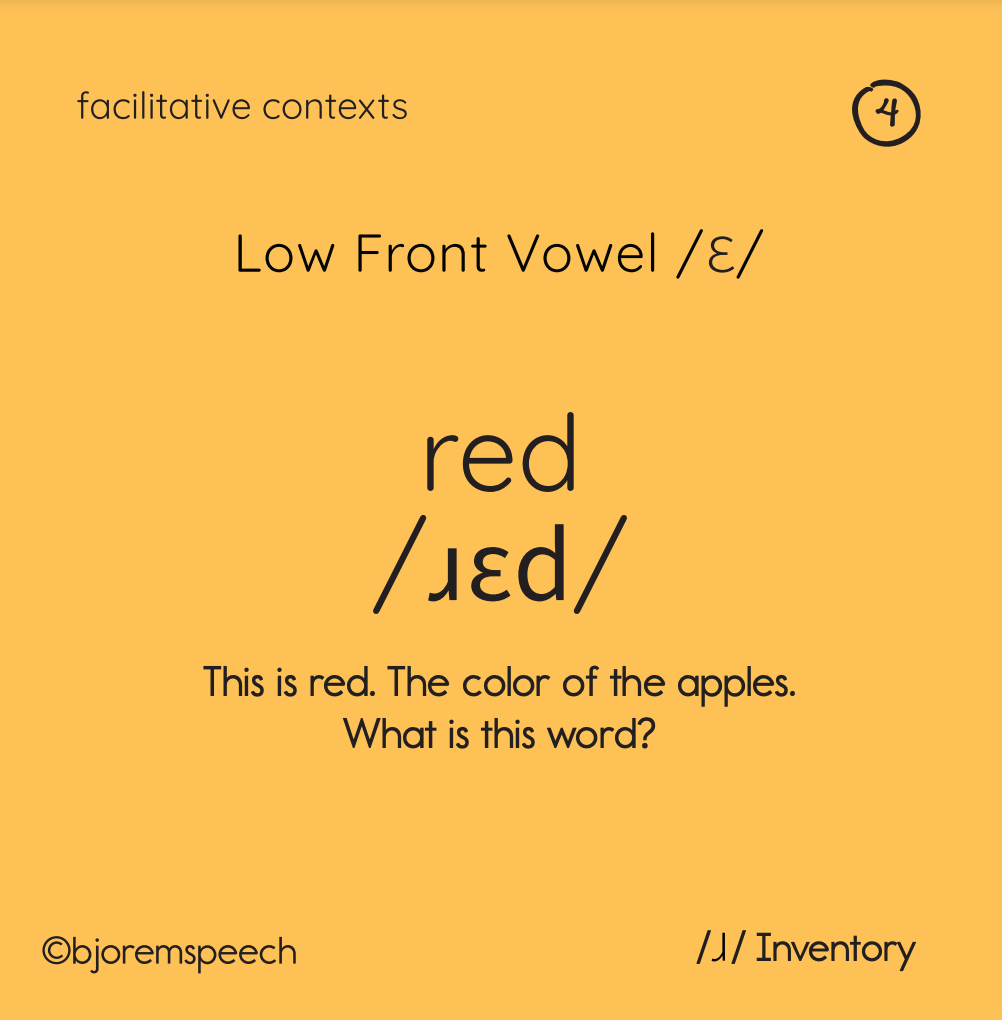 Facilitative Contexts /ɹ/ Inventory & Therapy Bundle