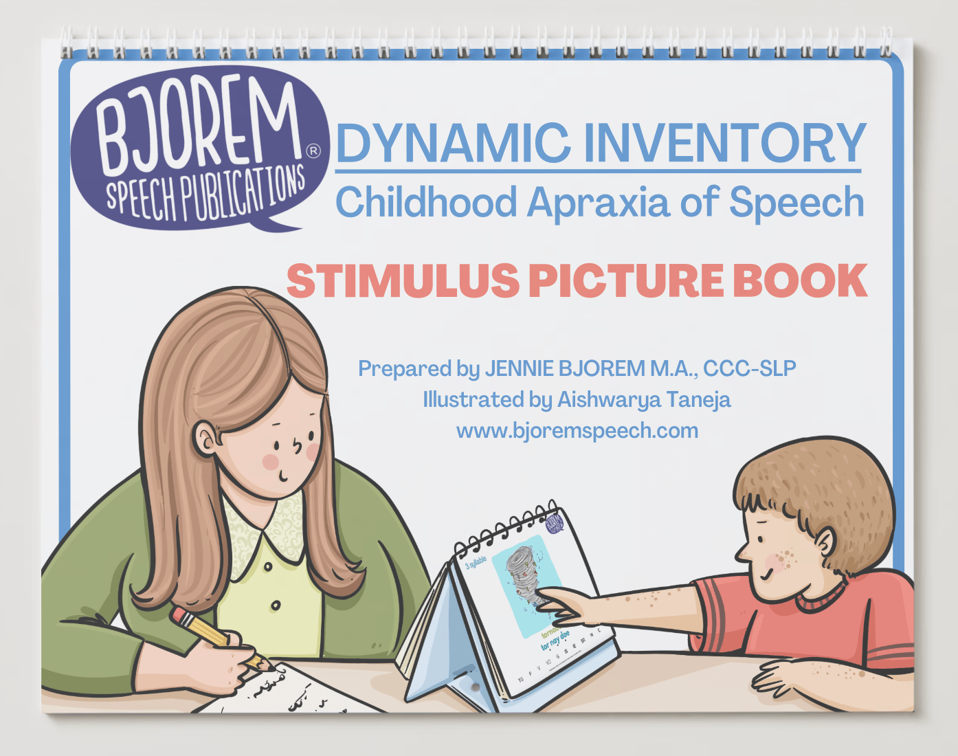 Screenshot of Bjorem Dynamic Inventory Stimulus Picture Book