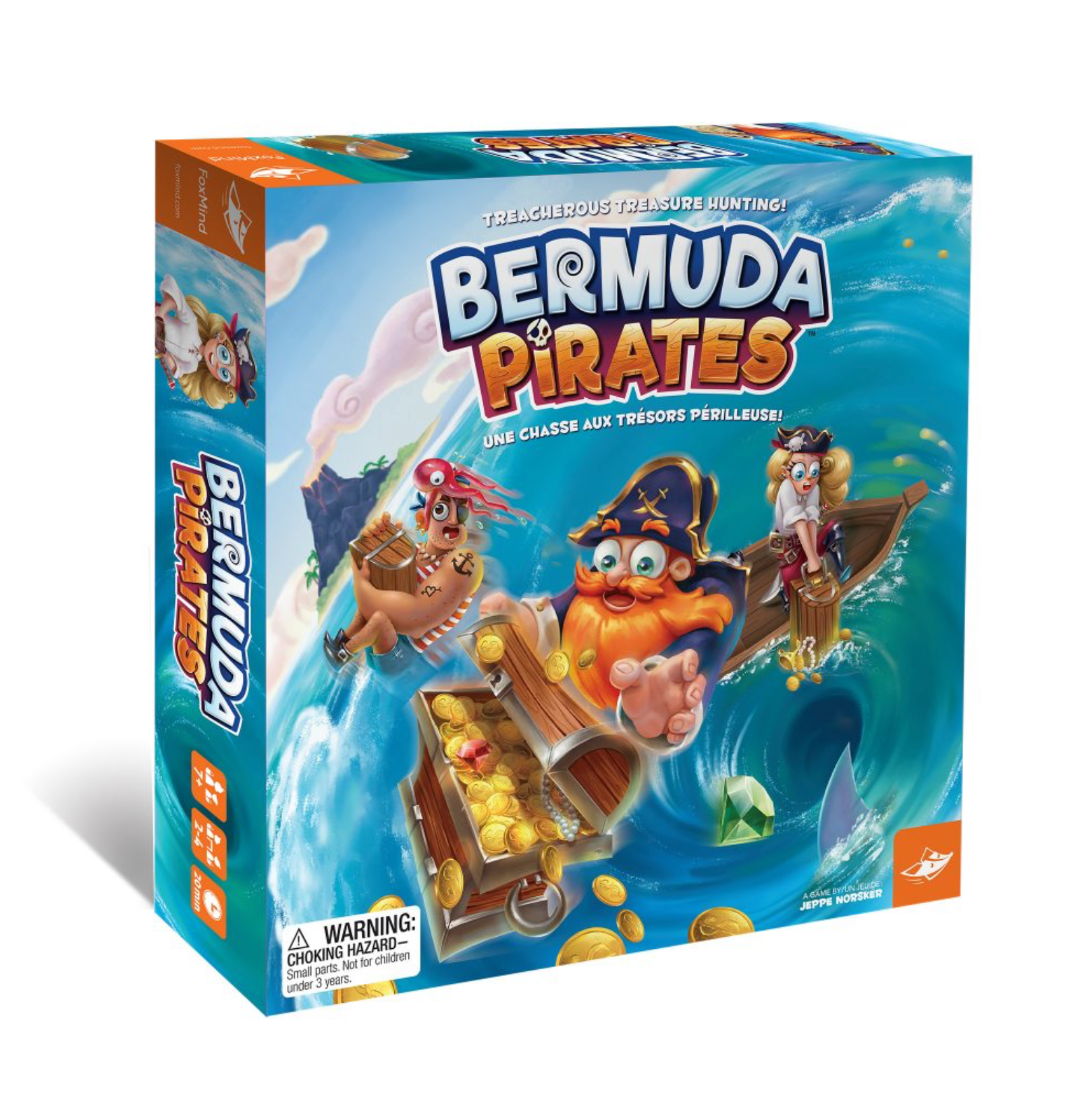 Screenshot of Bermuda Pirates board game box.