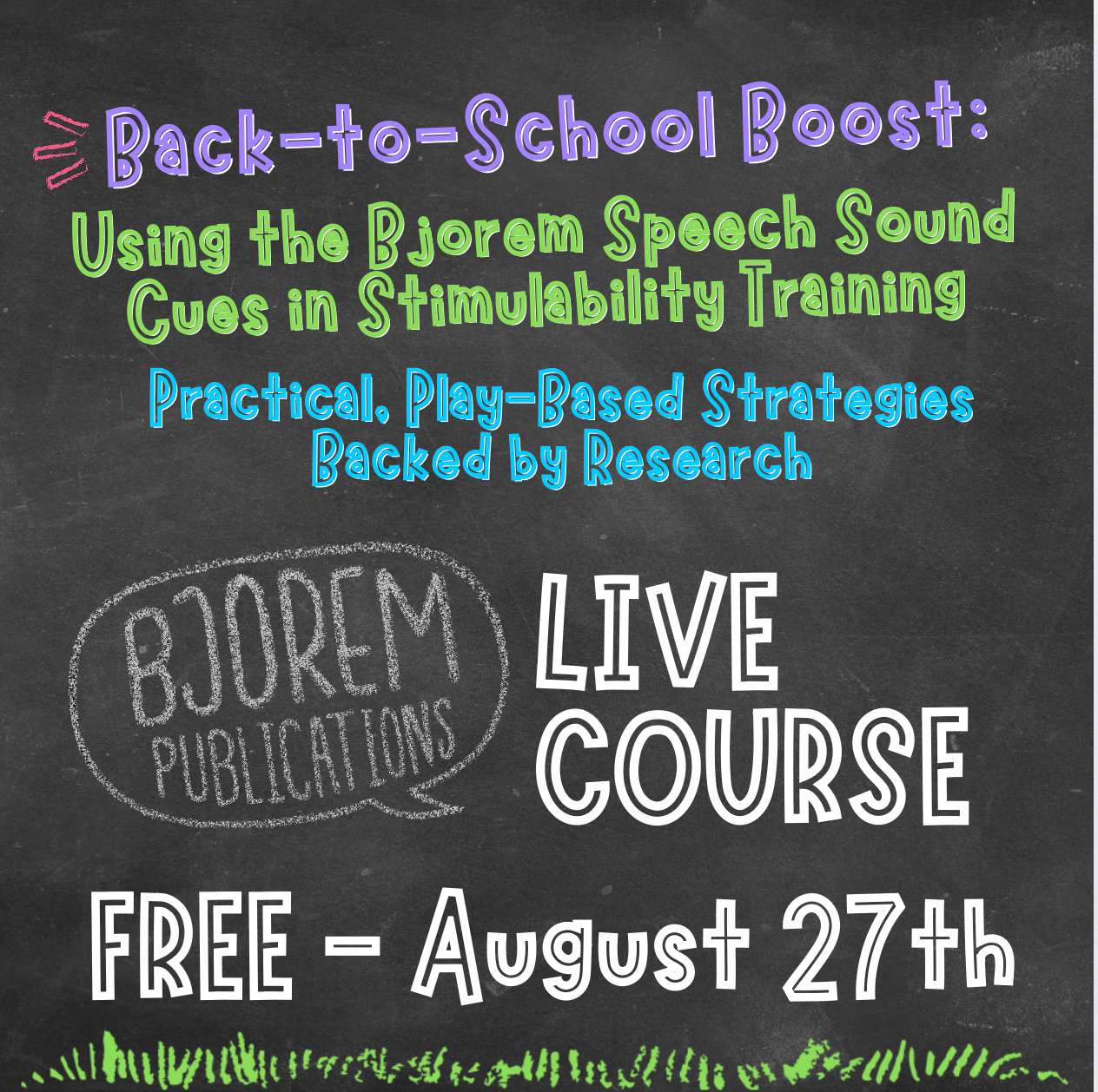 Back-to-School Boost: Stimulability Training 1 Hour Course