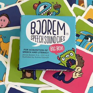 Bjorem Speech Sound Cues Big Box game, screenshot from 2025.