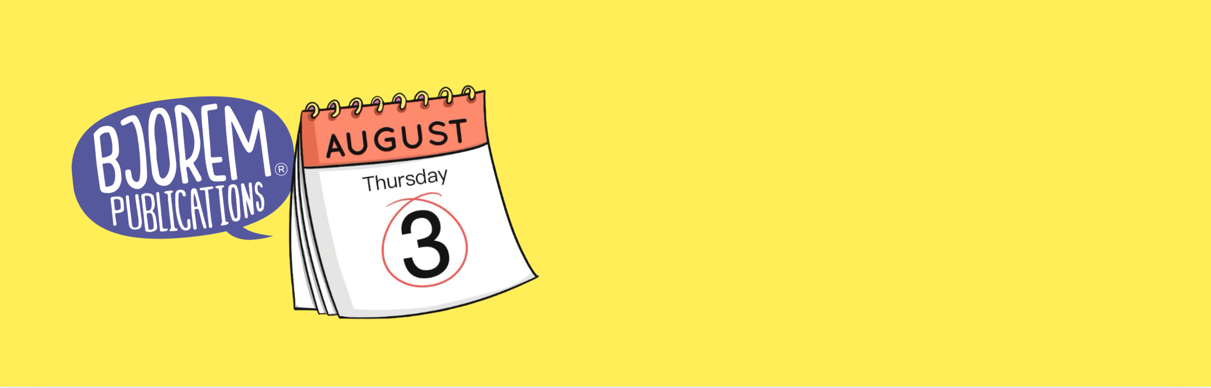 Bjorem Publications August 3rd screenshot.