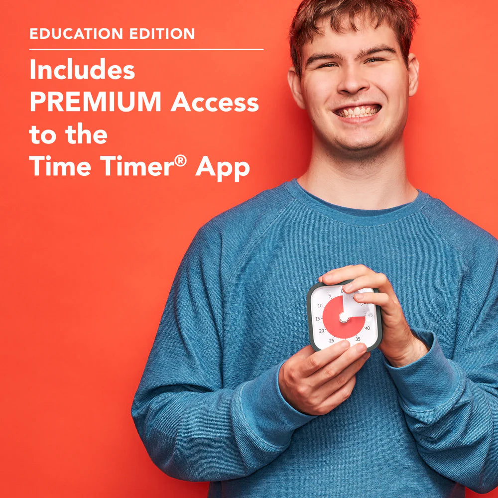 Time Timer App Education Edition with smiling user