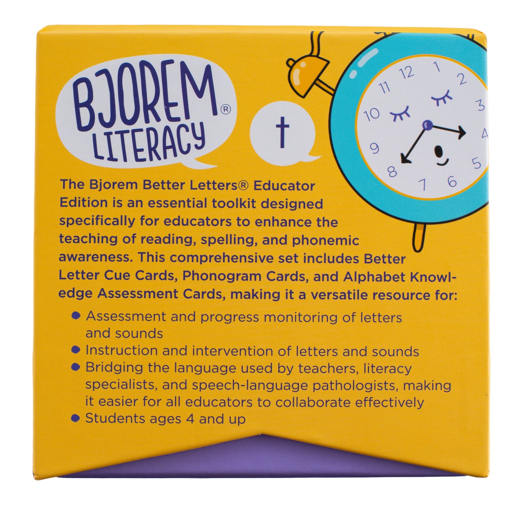 Bjorem Better Letters®: Educator Edition - Bridging the Phoneme-Grapheme Gap Bjorem Speech Better Letters - Educator Edition for Speech & Literacy Best Speech Language Therapy Tools