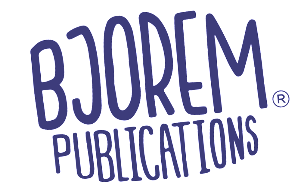 Bjorem Publications logo (reverse)