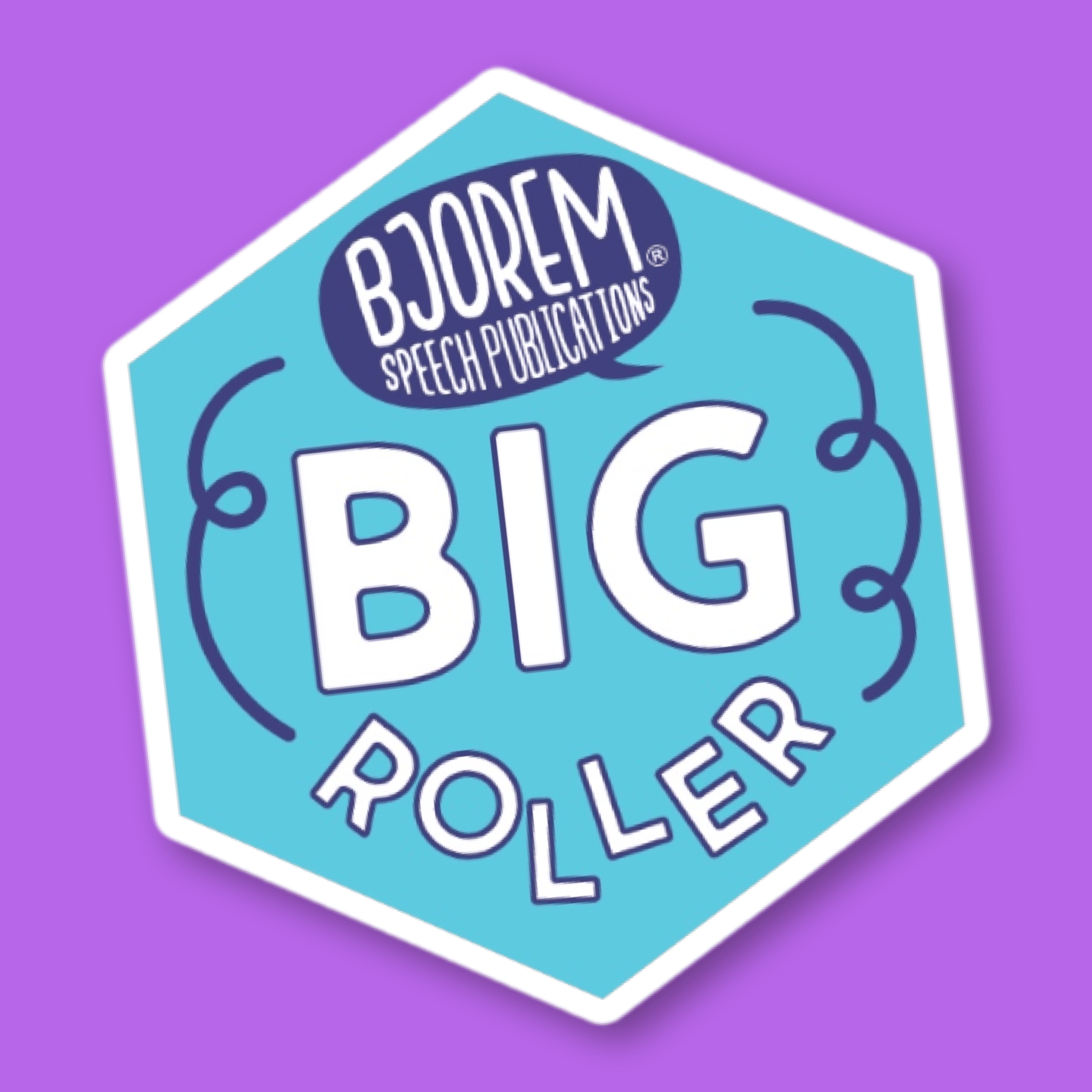 Bjorem BIG Roller 20-Sided GIGANTIC Die Bjorem Speech BIG Roller 20-Sided Die for High Repetitions Best Speech Language Therapy Tools