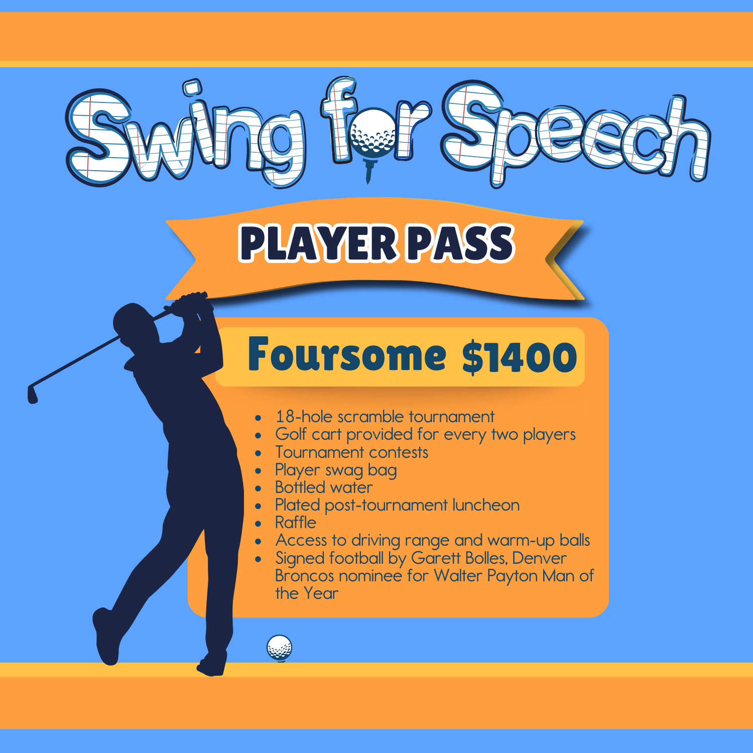 Bjorem & Bolles Swing for Speech - Foursome Golf Tournament Ticket Bjorem & Bolles Swing for Speech - Foursome Golf Tournament Ticket Best Speech Language Therapy Tools