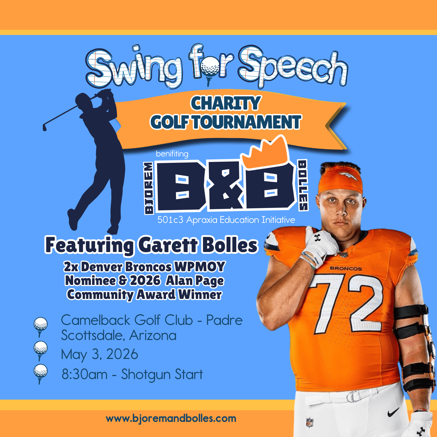 Bjorem & Bolles Swing for Speech - Foursome Golf Tournament Ticket Bjorem & Bolles Swing for Speech - Foursome Golf Tournament Ticket Best Speech Language Therapy Tools