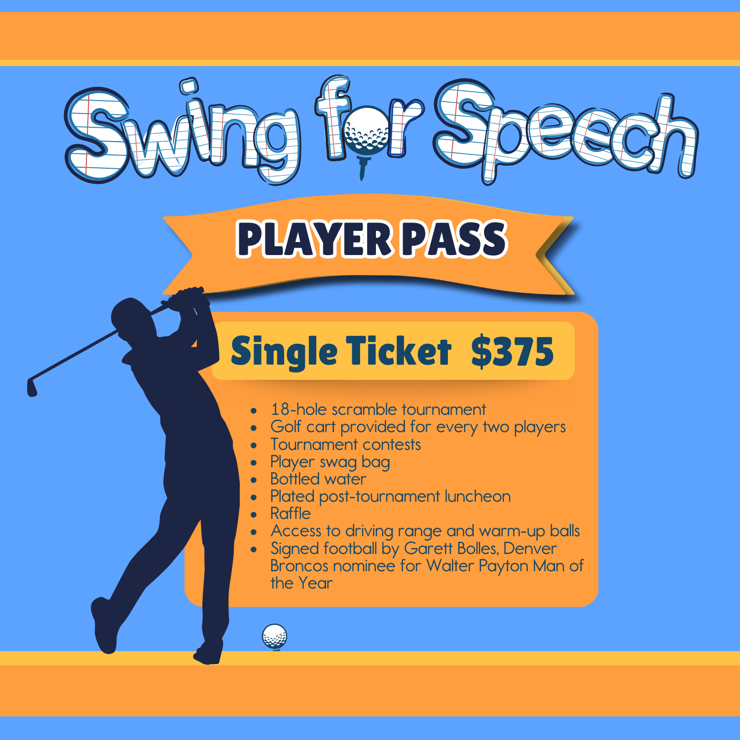 Bjorem & Bolles Swing for Speech - Single Golf Tournament Ticket Bjorem & Bolles Swing for Speech - Single Golf Tournament Ticket Best Speech Language Therapy Tools