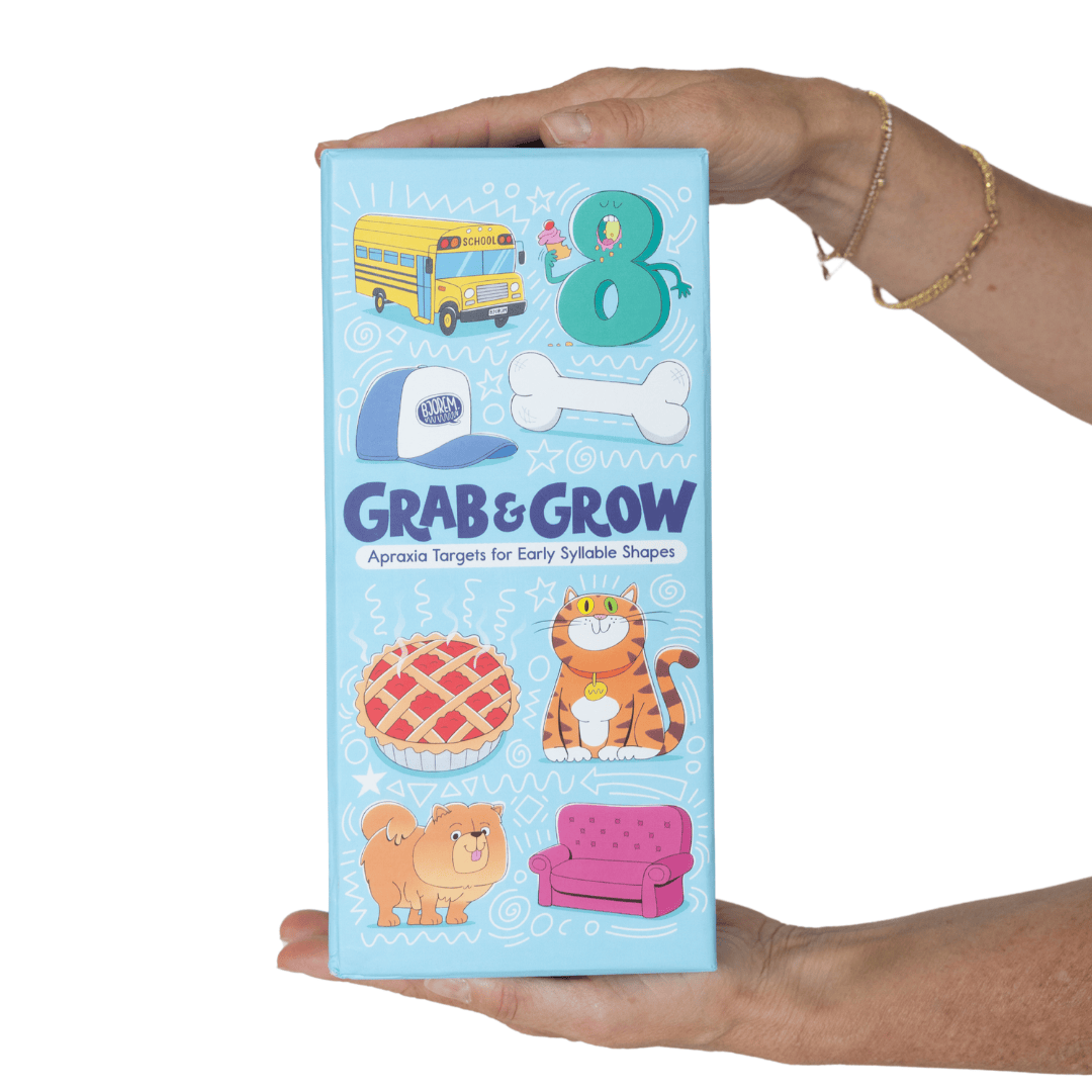 Bjorem® Grab and Grow: Childhood Apraxia Targets for Early Syllable Shapes Grab and Grow: Childhood Apraxia Targets for Early Syllable Shapes Best Speech Language Therapy Tools