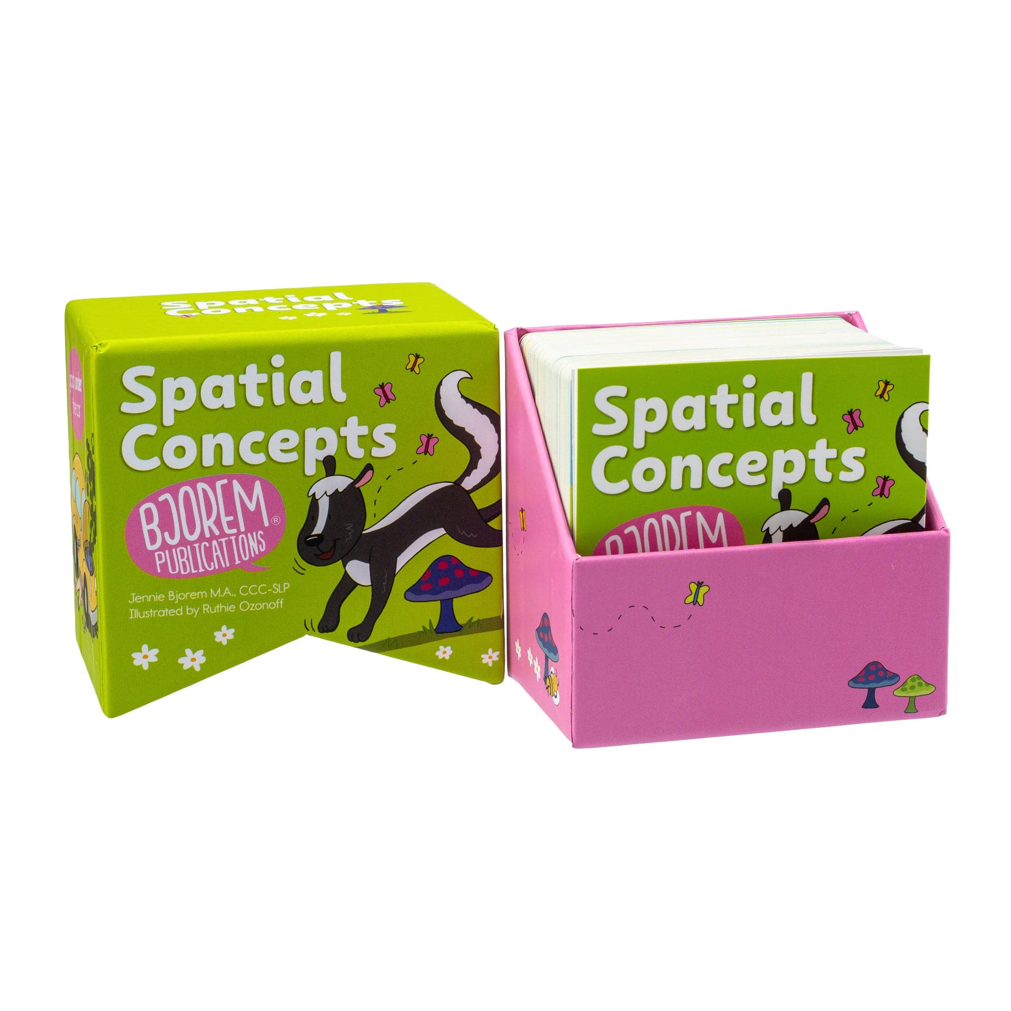 Bjorem Speech® Spatial Concepts Deck – Expanded & Redesigned Edition | Teach Location Words with Story-Based Visuals Concepts Deck – Expanded Edition for Teaching Location Words Best Speech Language Therapy Tools