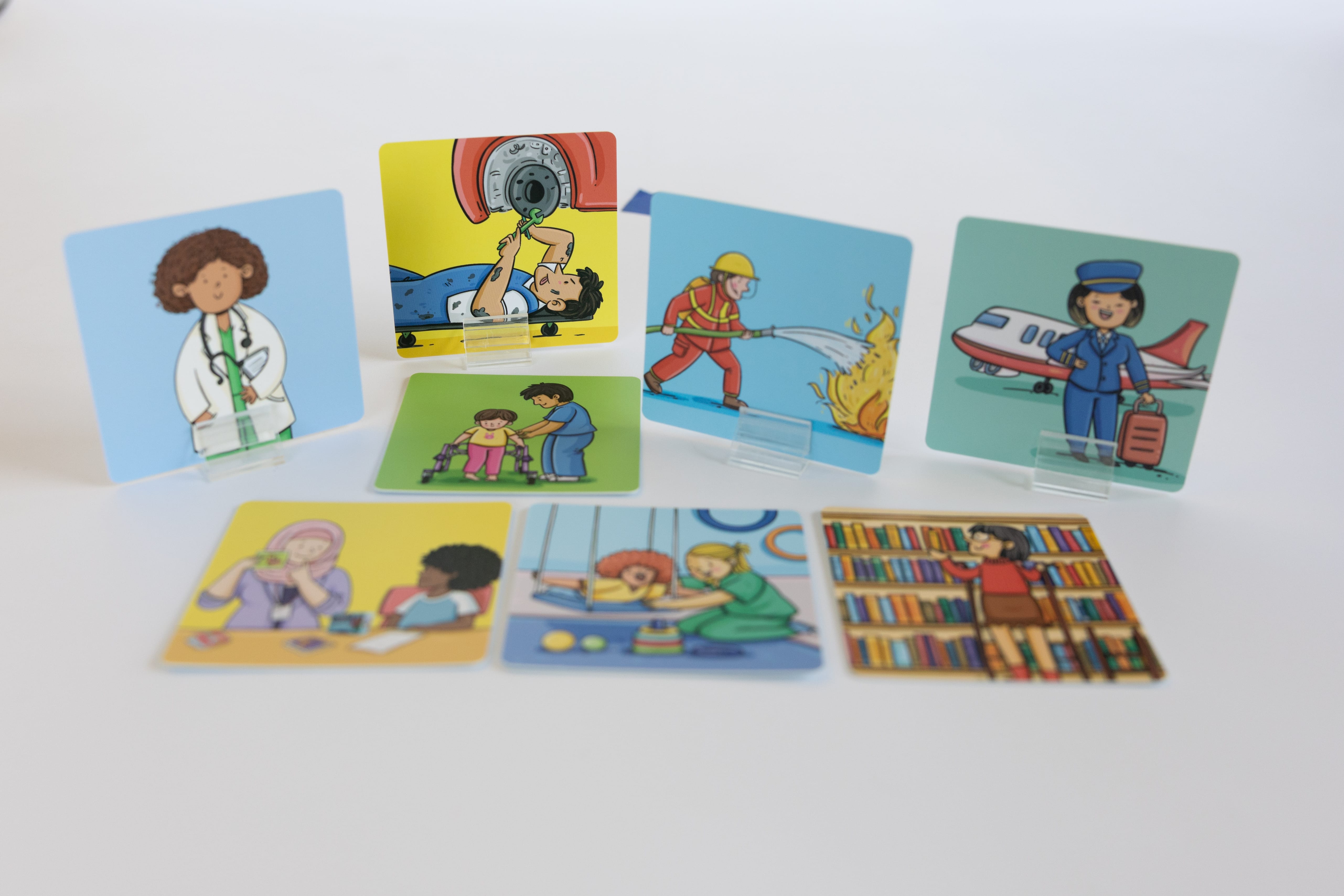 Bjorem® Stack of Community Helpers: Job Themed Picture Vocabulary Cards Bjorem® Stack of Community Helpers: Job Themed Picture Vocabulary Cards Best Speech Language Therapy Tools