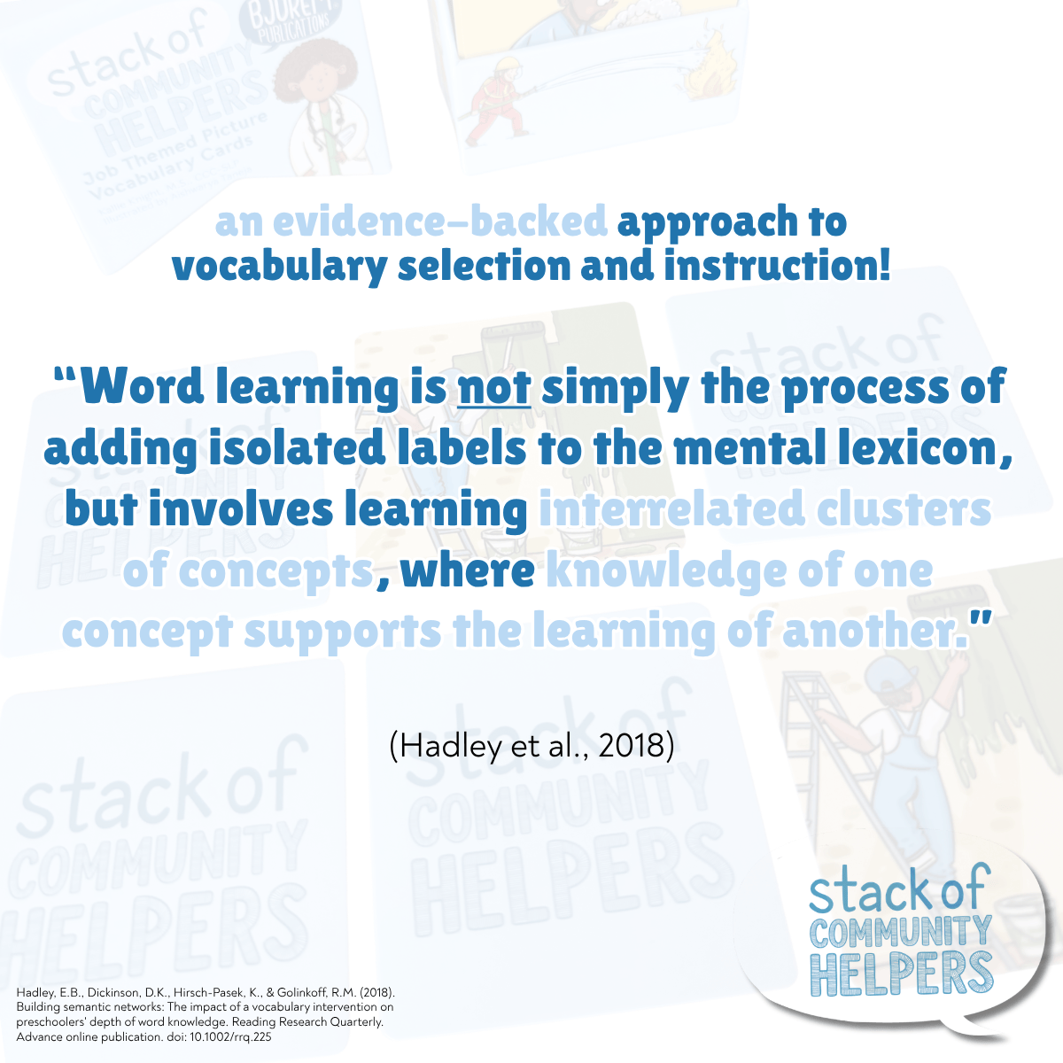 Bjorem® Stack of Community Helpers: Job Themed Picture Vocabulary Cards Bjorem® Stack of Community Helpers: Job Themed Picture Vocabulary Cards Best Speech Language Therapy Tools