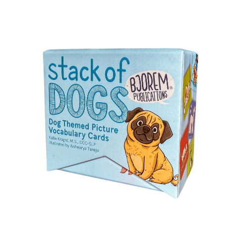 Bjorem® Stack of Dogs: Dog Themed Picture Vocabulary Cards Bjorem® Stack of Dogs: Dog Themed Picture Vocabulary Cards Best Speech Language Therapy Tools