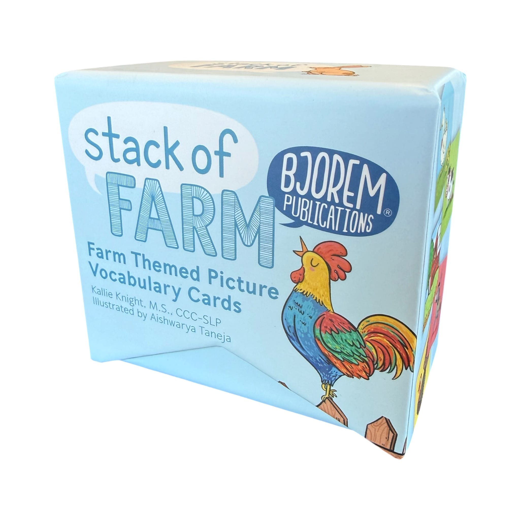 Bjorem® Stack of Farm: Farm Themed Picture Vocabulary Cards Bjorem® Stack of Farm: Farm Themed Picture Vocabulary Cards Best Speech Language Therapy Tools
