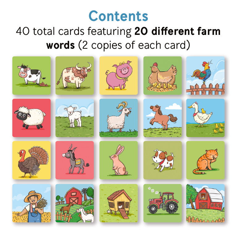 Bjorem® Stack of Farm: Farm Themed Picture Vocabulary Cards Bjorem® Stack of Farm: Farm Themed Picture Vocabulary Cards Best Speech Language Therapy Tools