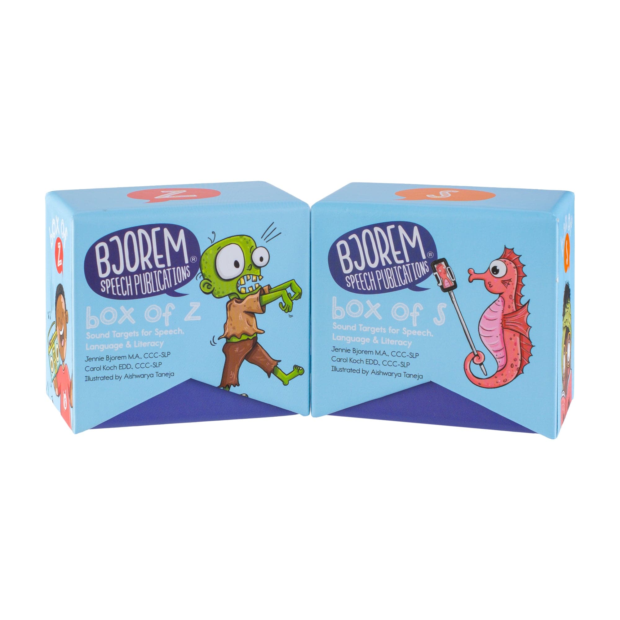 Box of S and Z Bundle Sound Cue Cards Bundle Box of S and Z Sound Cue Cards for Learning Best Speech Language Therapy Tools