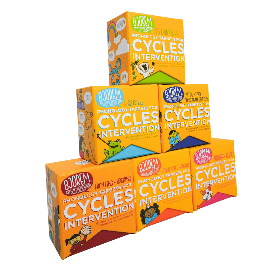 Complete Cycles Bundle Cycles Bundle for Developmentally Appropriate Practice Best Speech Language Therapy Tools