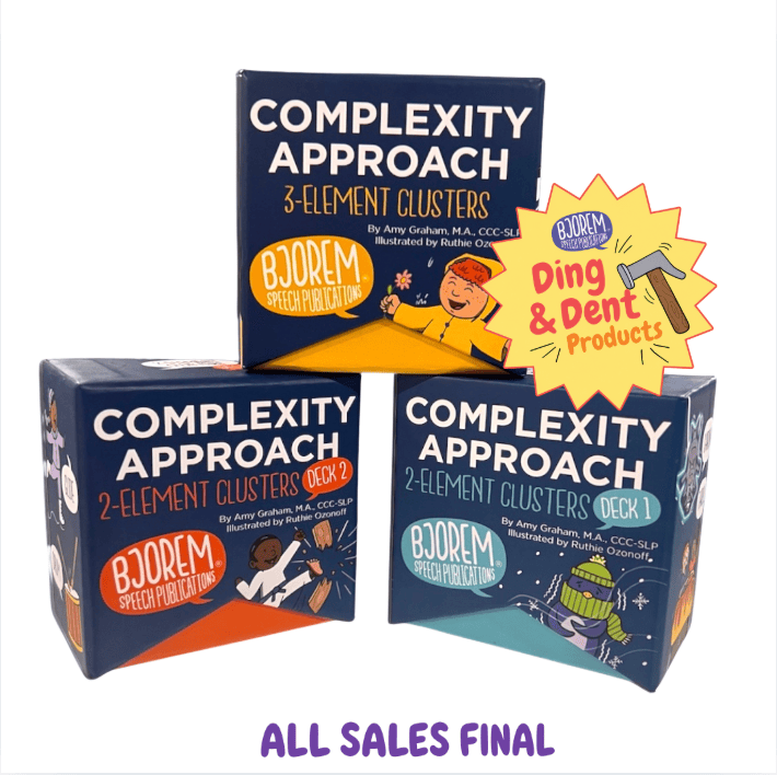 DING AND DENT: 2-3 Element Clusters Complexity Approach Bundle Phonological Element Clusters Complexity Approach Bundle Best Speech Language Therapy Tools