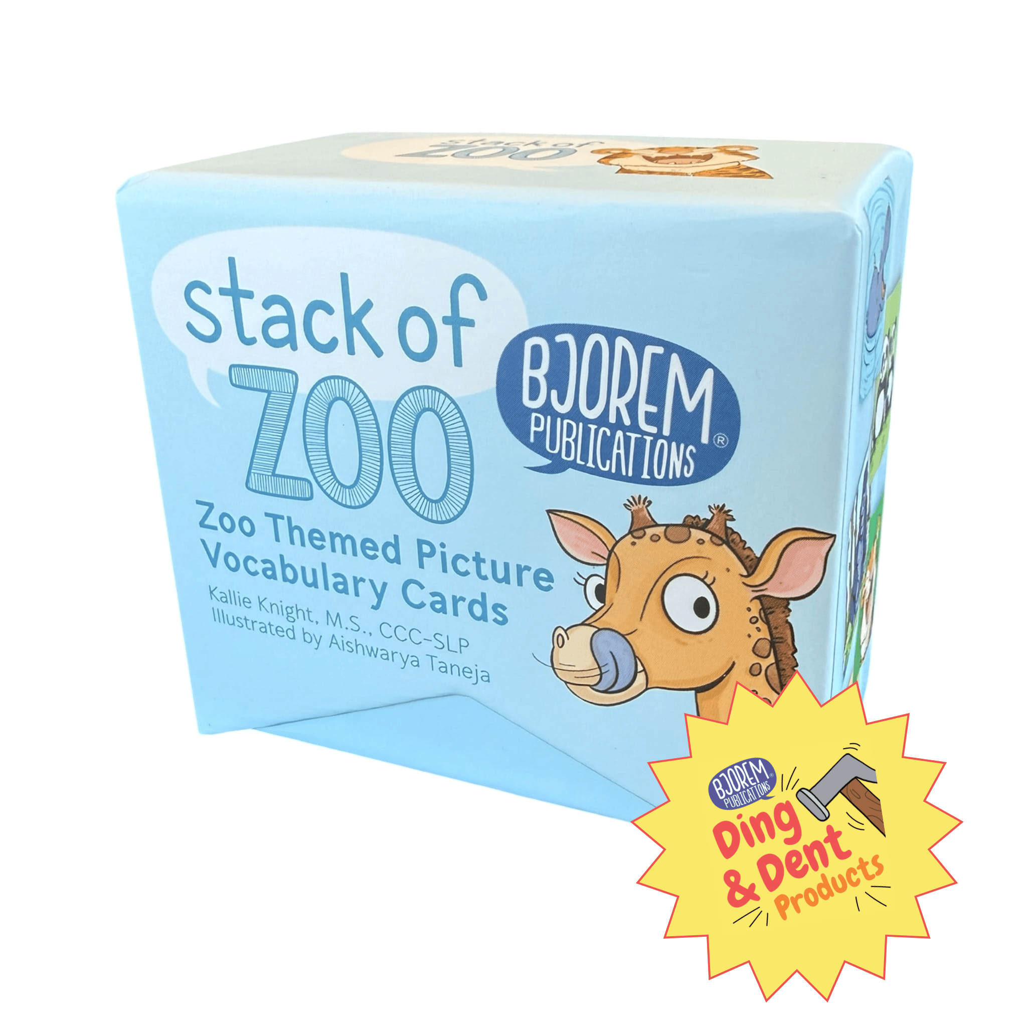 DING AND DENT: Bjorem® Stack of Zoo: Zoo Themed Picture Vocabulary Cards DING AND DENT: Bjorem® Stack of Zoo: Zoo Themed Picture Vocabulary Cards Best Speech Language Therapy Tools