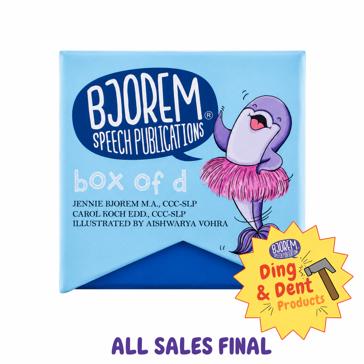 DING AND DENT: Box of D Speech Sound Cards Box of D Speech Sound Cards for Language Learning Best Speech Language Therapy Tools