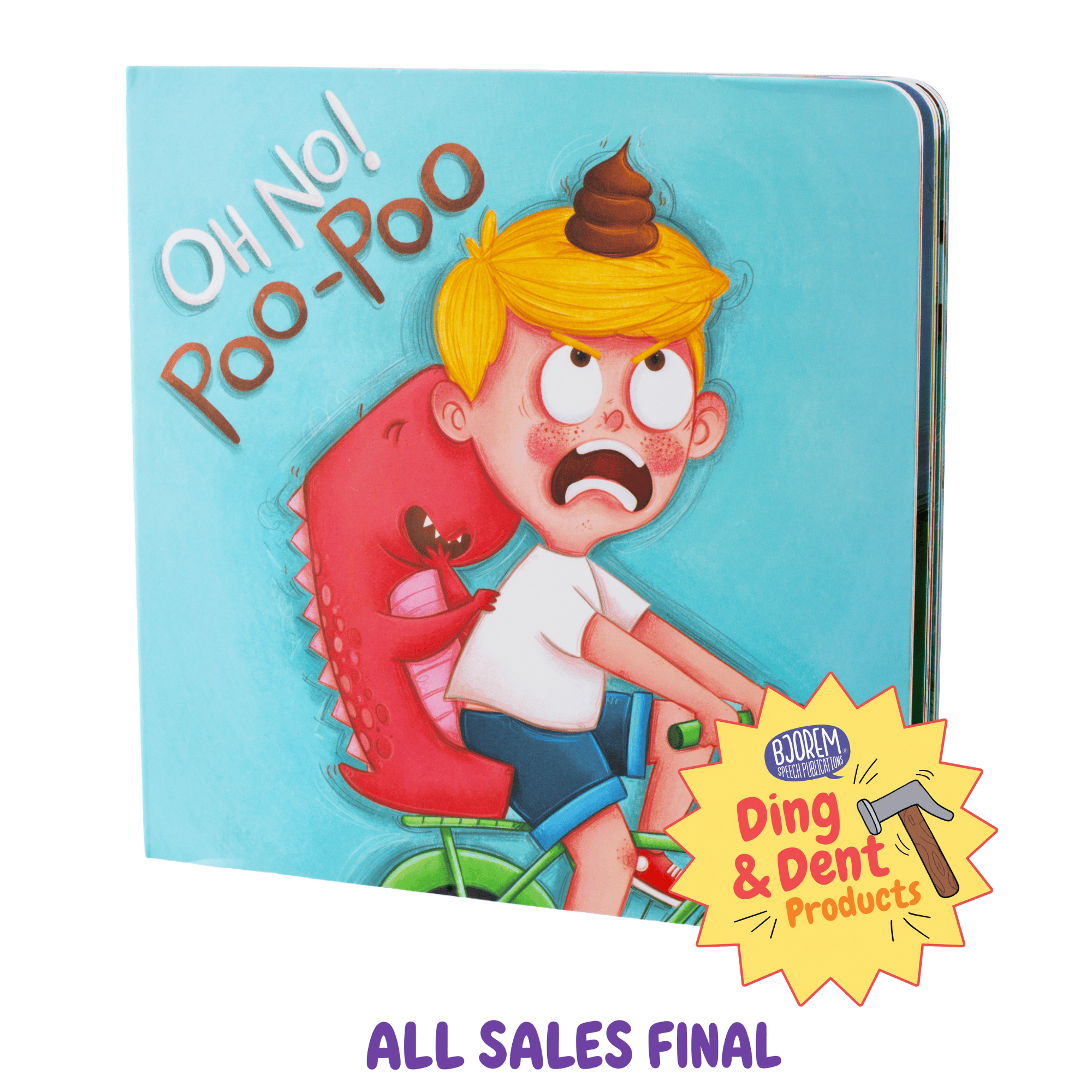 DING AND DENT: OH NO Poo-Poo Board Book Poo Poo Board Book: Fun Potty Training Journey Best Speech Language Therapy Tools