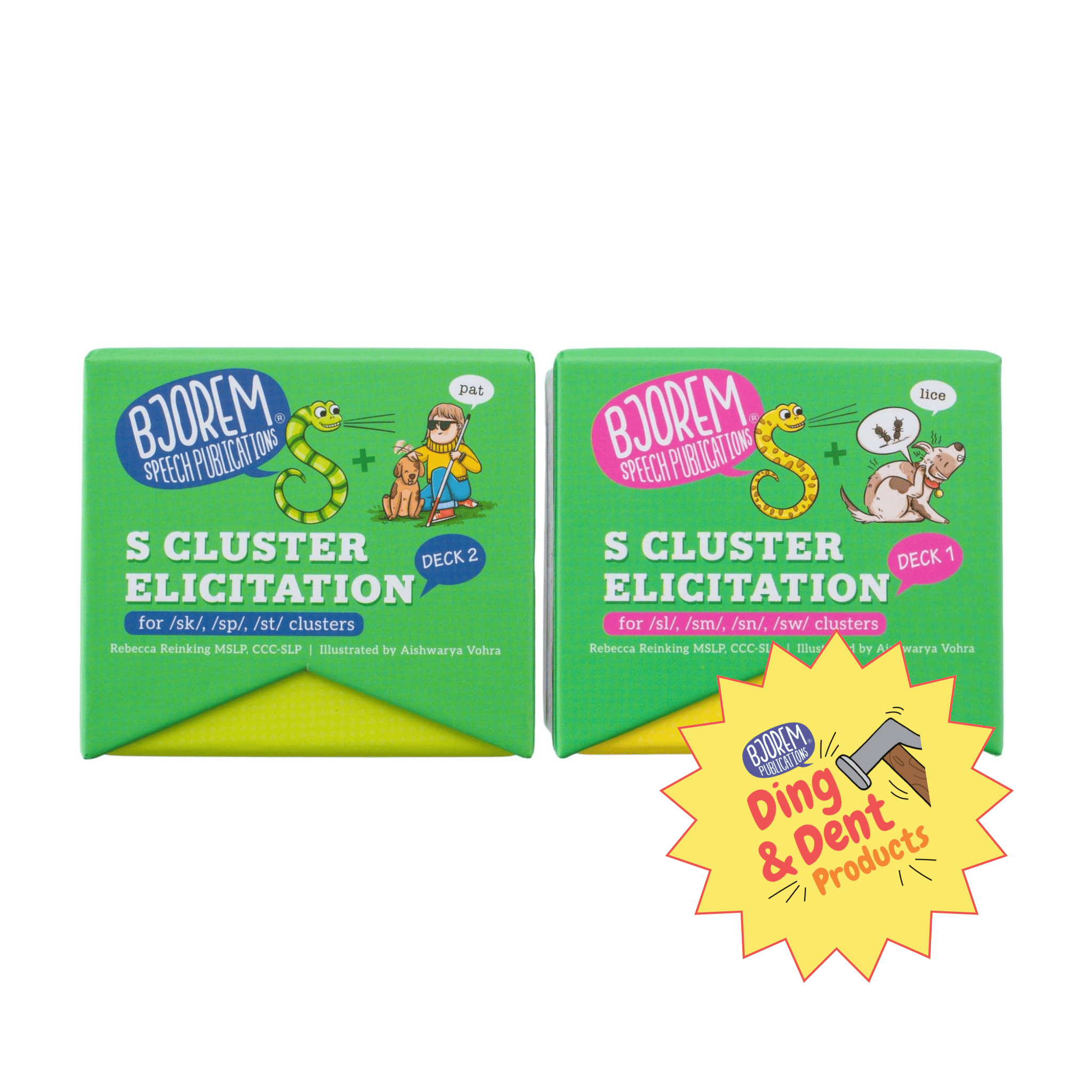DING AND DENT: S Cluster Elicitation Bundle S Cluster Elicitation Bundle by Rebecca Reinking Best Speech Language Therapy Tools