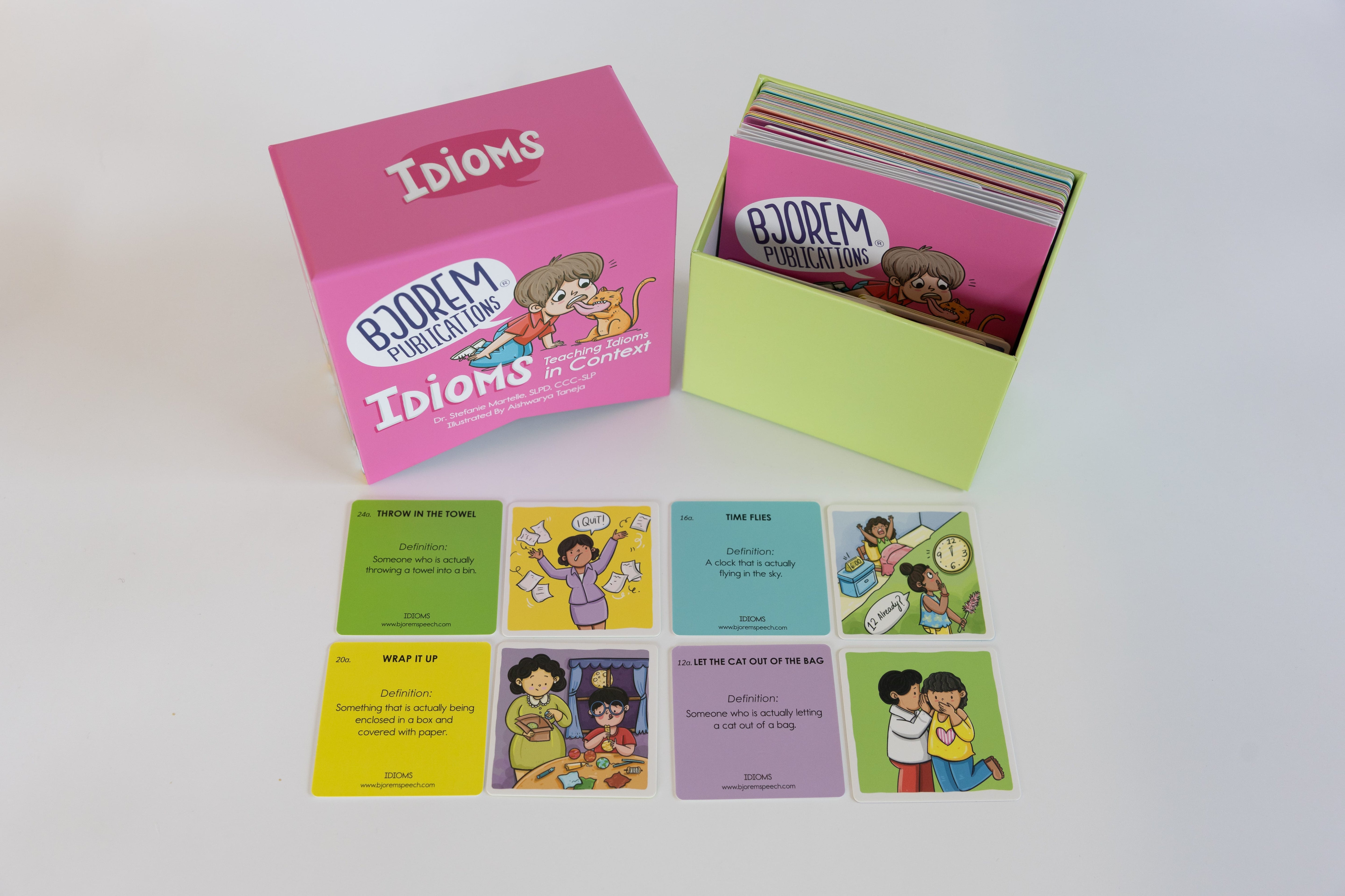 Idioms Context Expressions Deck for Teaching Comprehension Best Speech Language Therapy Tools