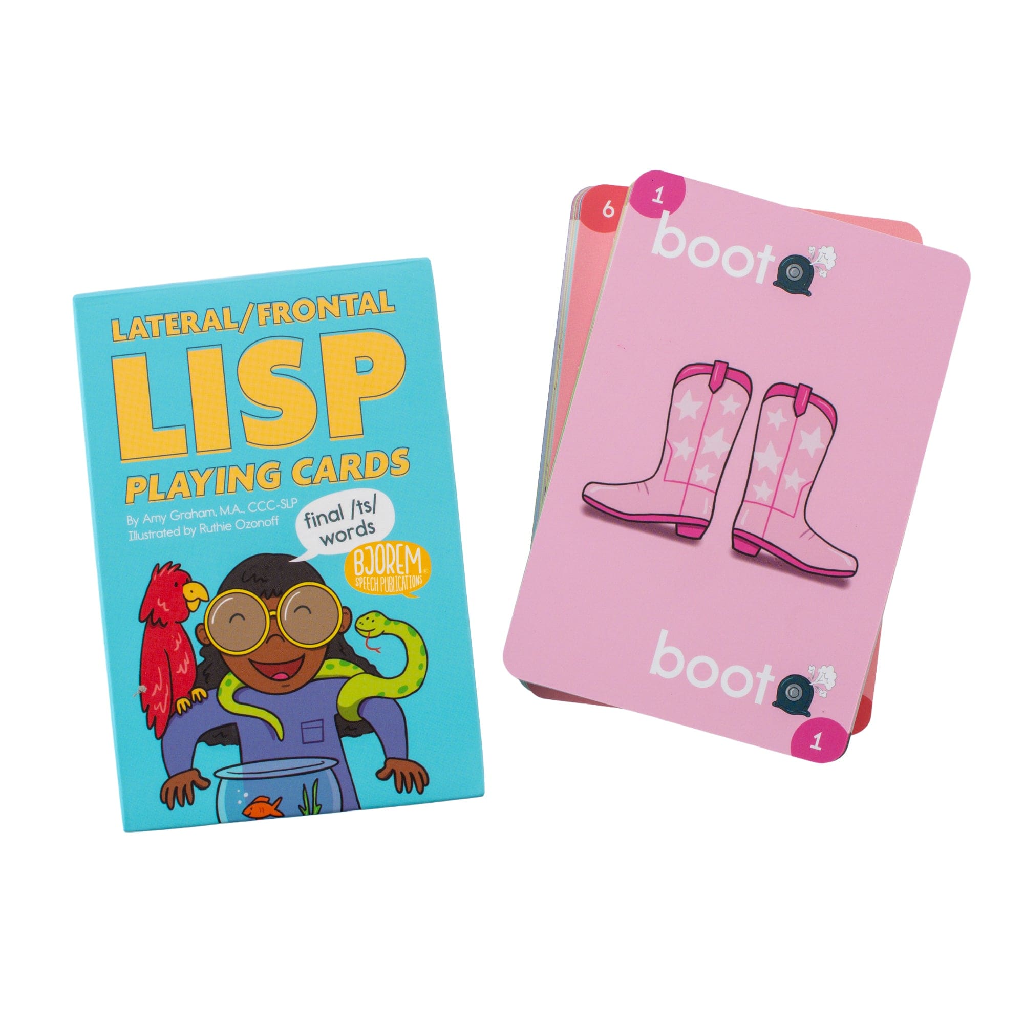 Lateral/Frontal Lisp Playing Cards Playing Cards for Lateral and Frontal Lisp Therapy Best Speech Language Therapy Tools