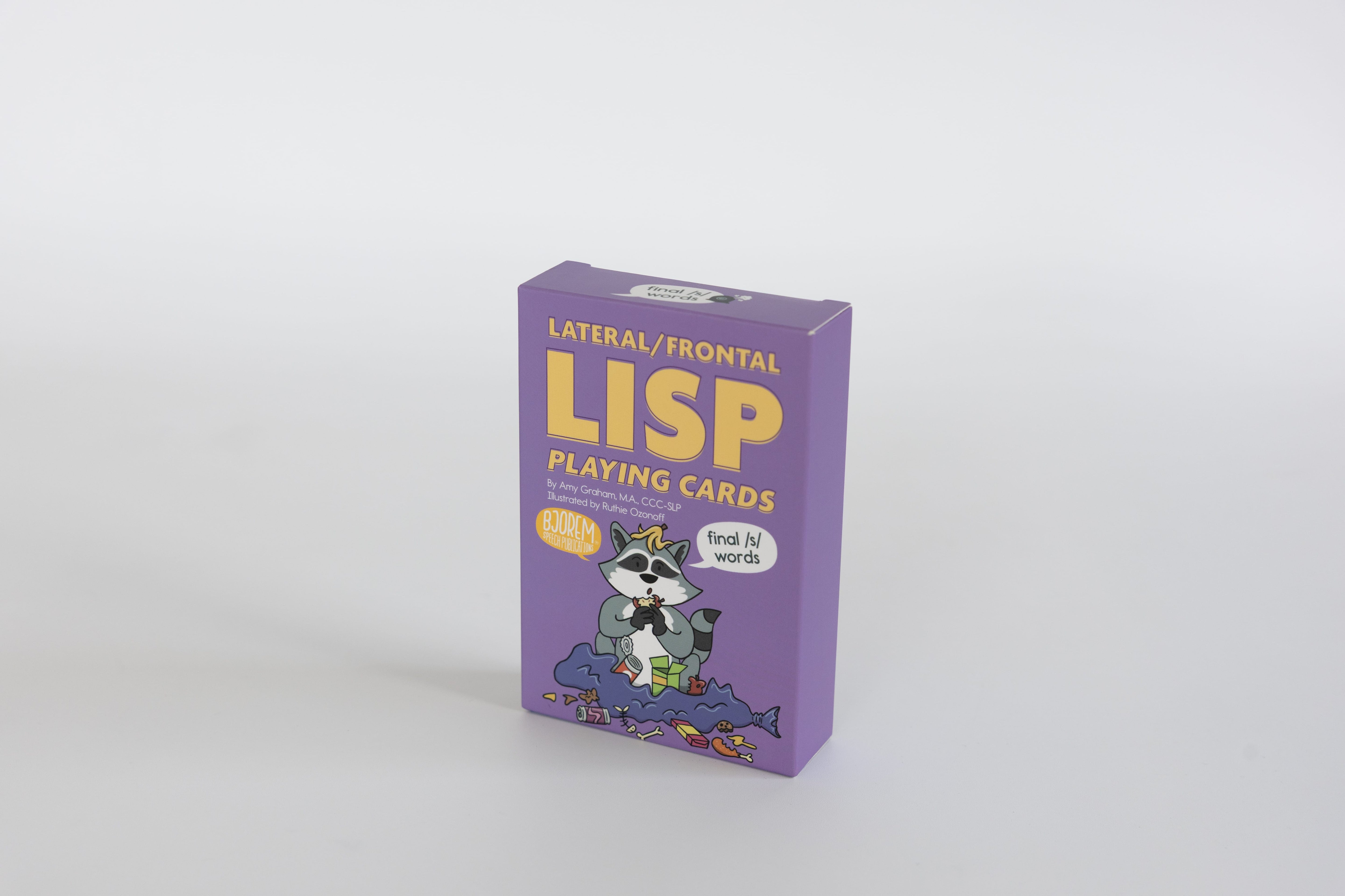 Lateral/Frontal Lisp Playing Cards — Final /s/ Words Lateral/Frontal Lisp Playing Cards — Final /s/ Words Best Speech Language Therapy Tools