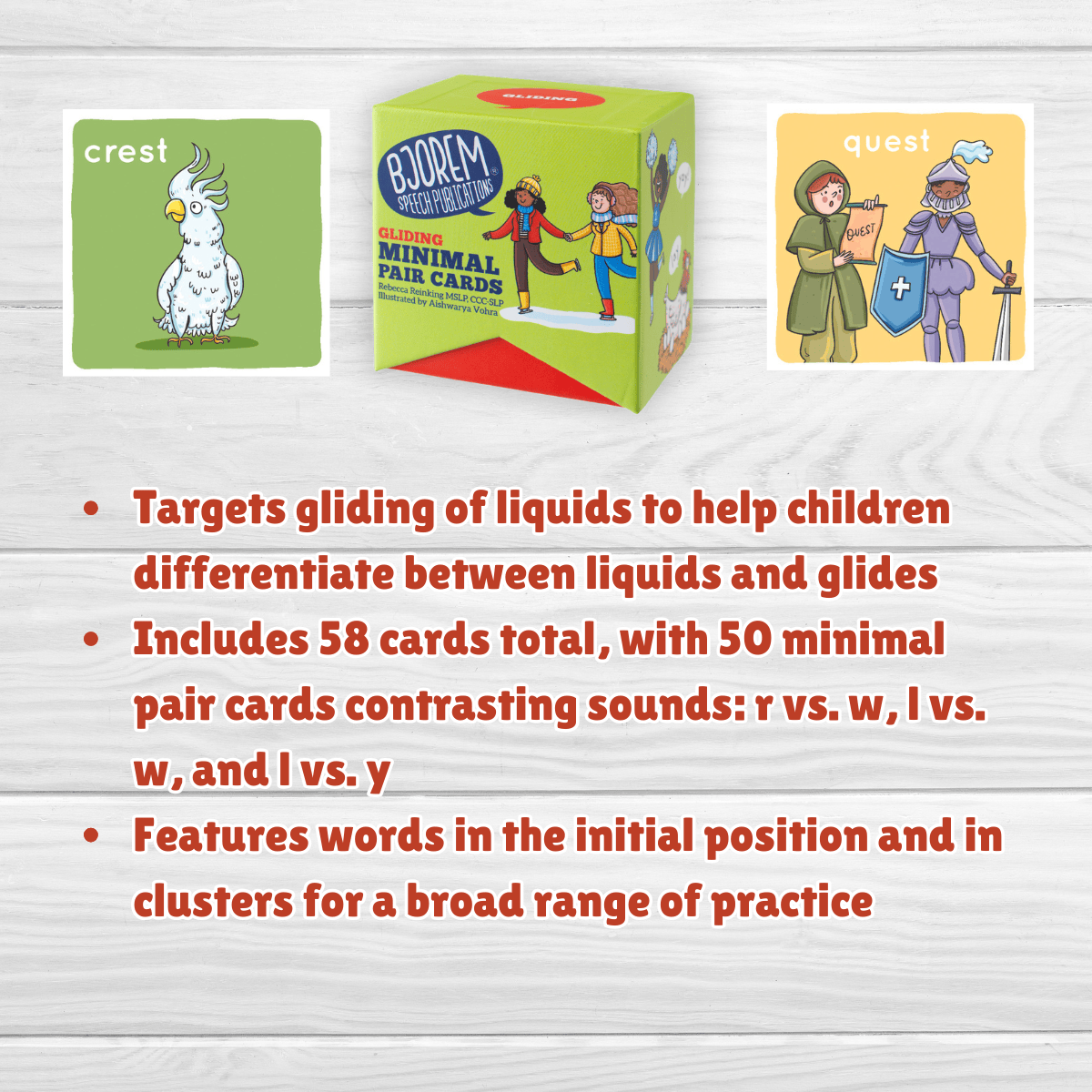 Minimal Pairs: Gliding Gliding Minimal Pairs for Effective Speech Therapy Best Speech Language Therapy Tools