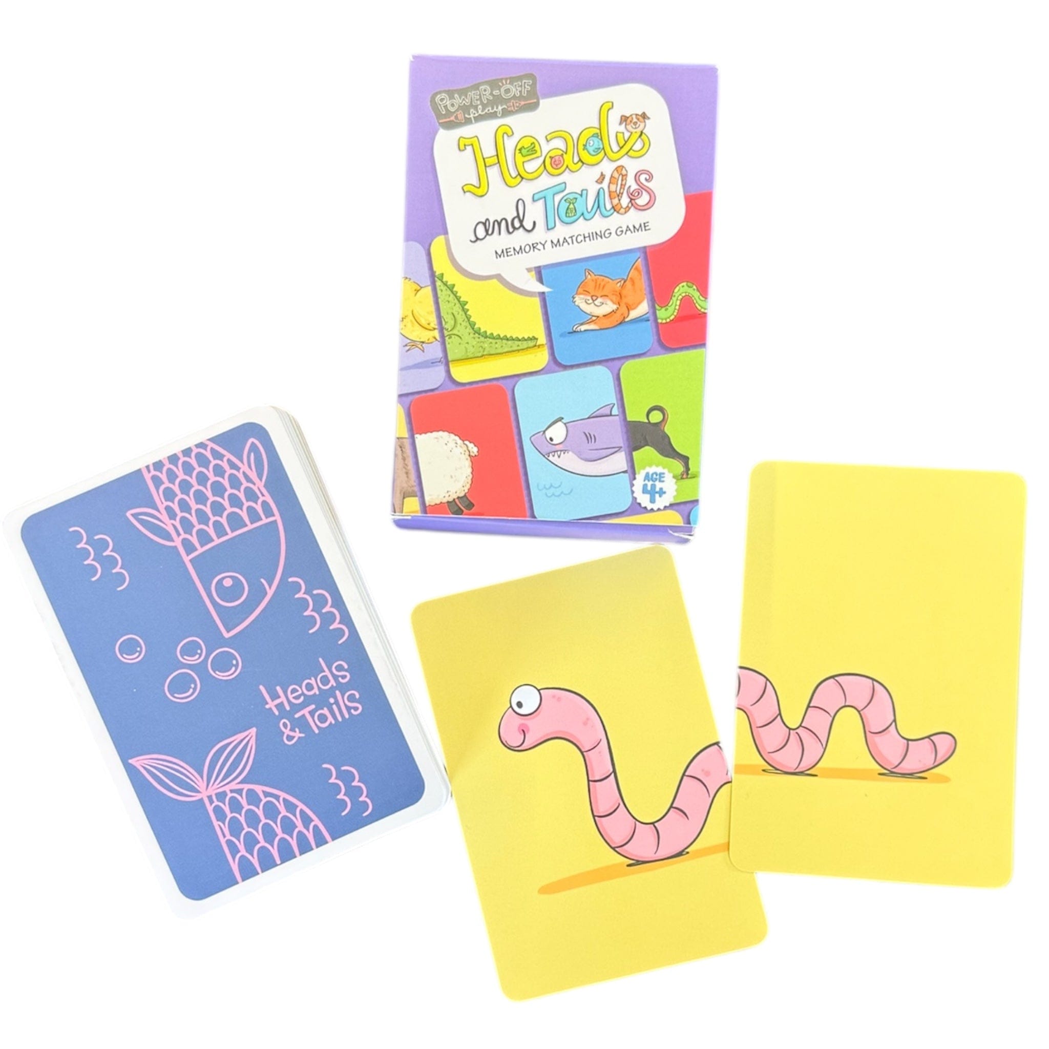 Power Off Play™: Heads and Tails Memory Card Game Power Off Play™: Heads and Tails Memory Card Game Best Speech Language Therapy Tools